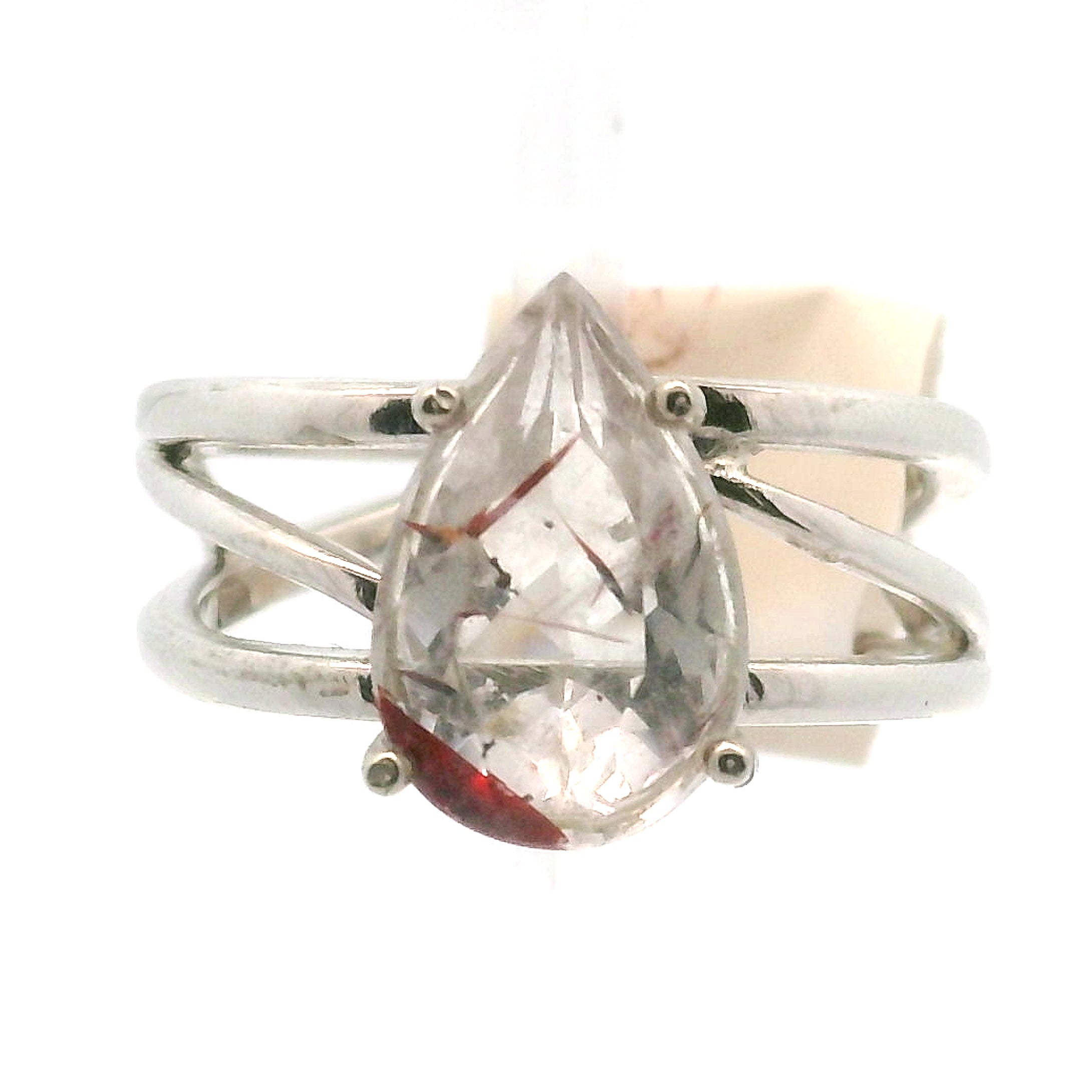 Super 7 Cuff Ring .925 Silver (High Quality) for Awakening your Gifts and Creating your Dream Life