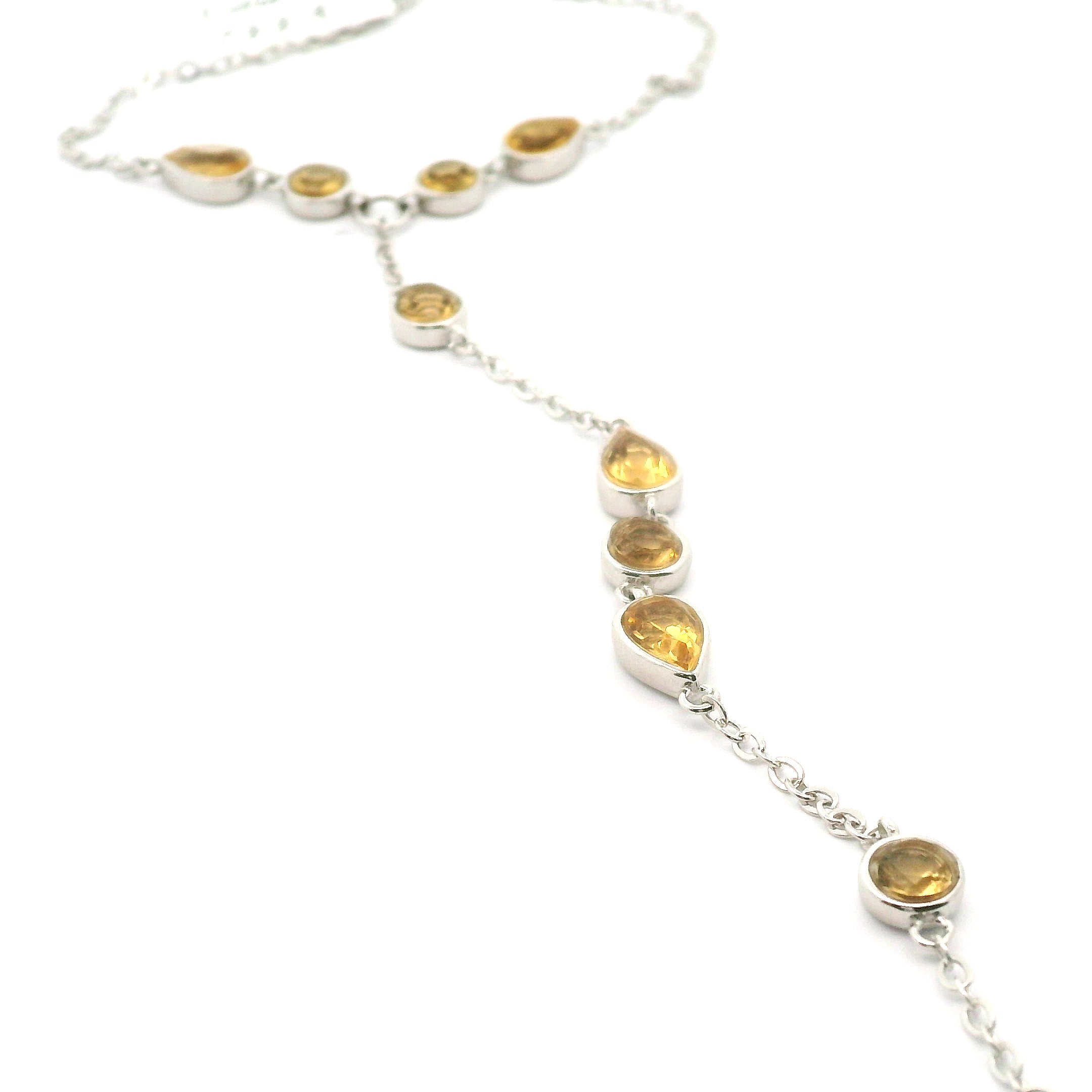 Crystal Adjustable Hand-Chain in .925 Silver for Creation and Prosperity
