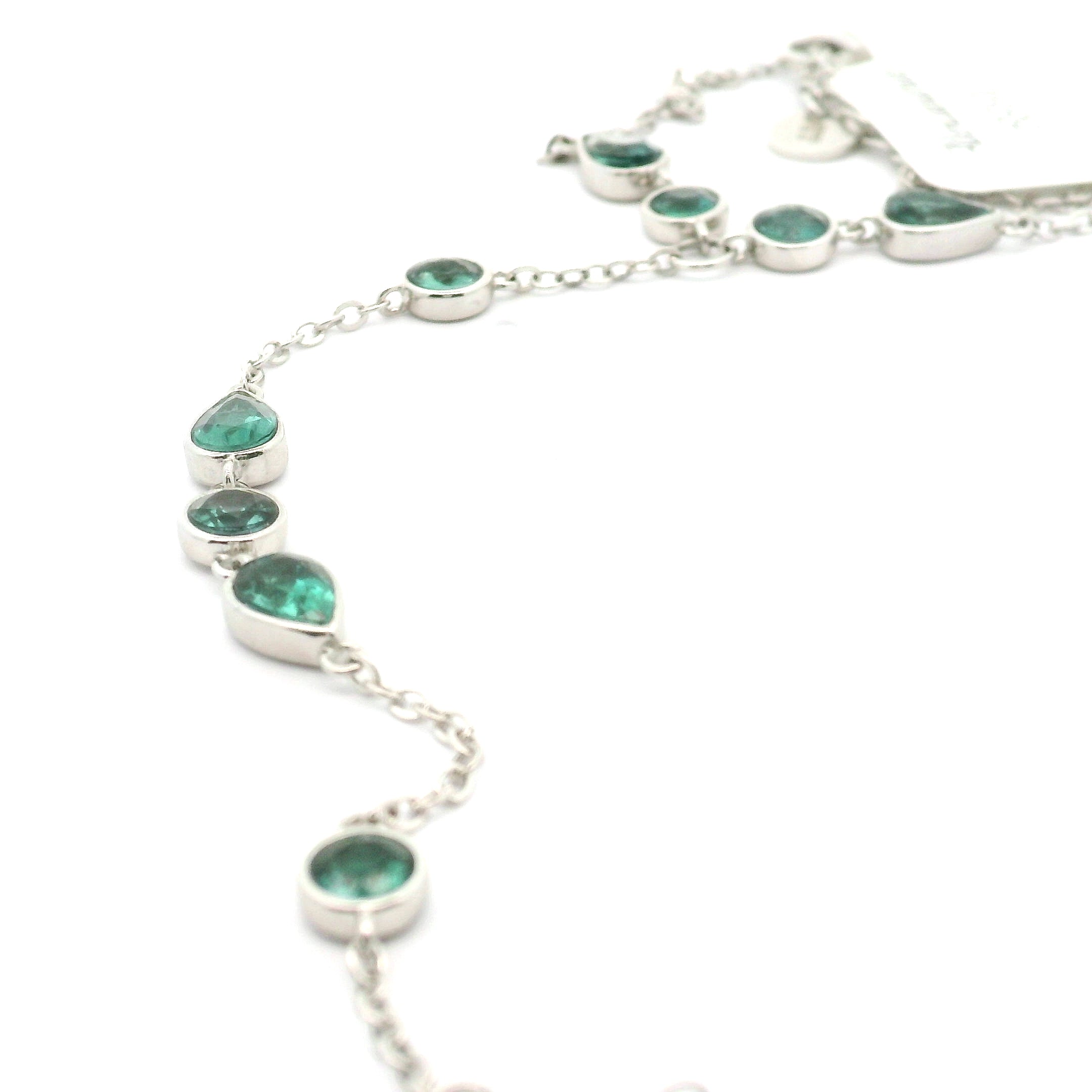 Crystal Adjustable Hand-Chain in .925 Silver for Creation and Prosperity