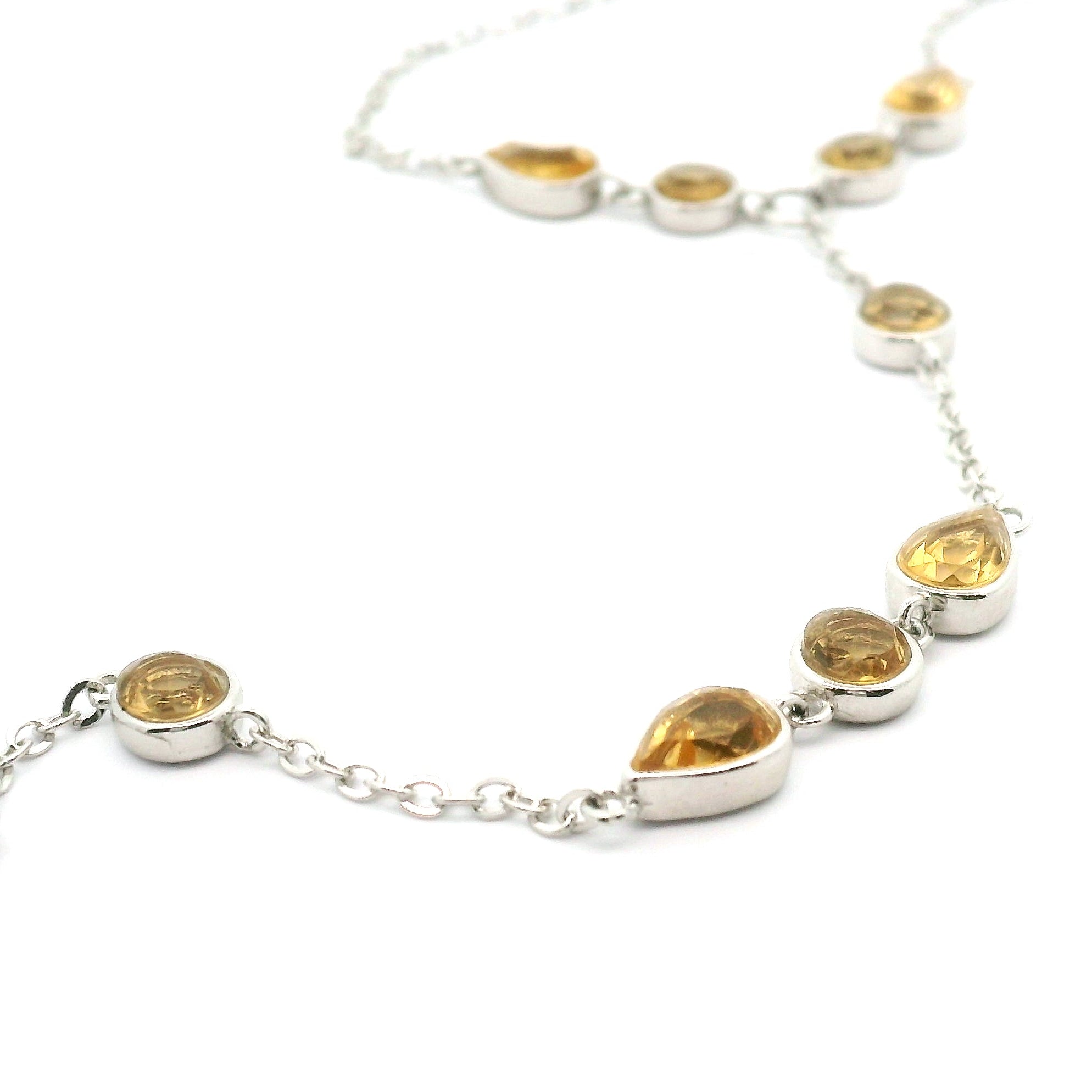 Crystal Adjustable Hand-Chain in .925 Silver for Creation and Prosperity