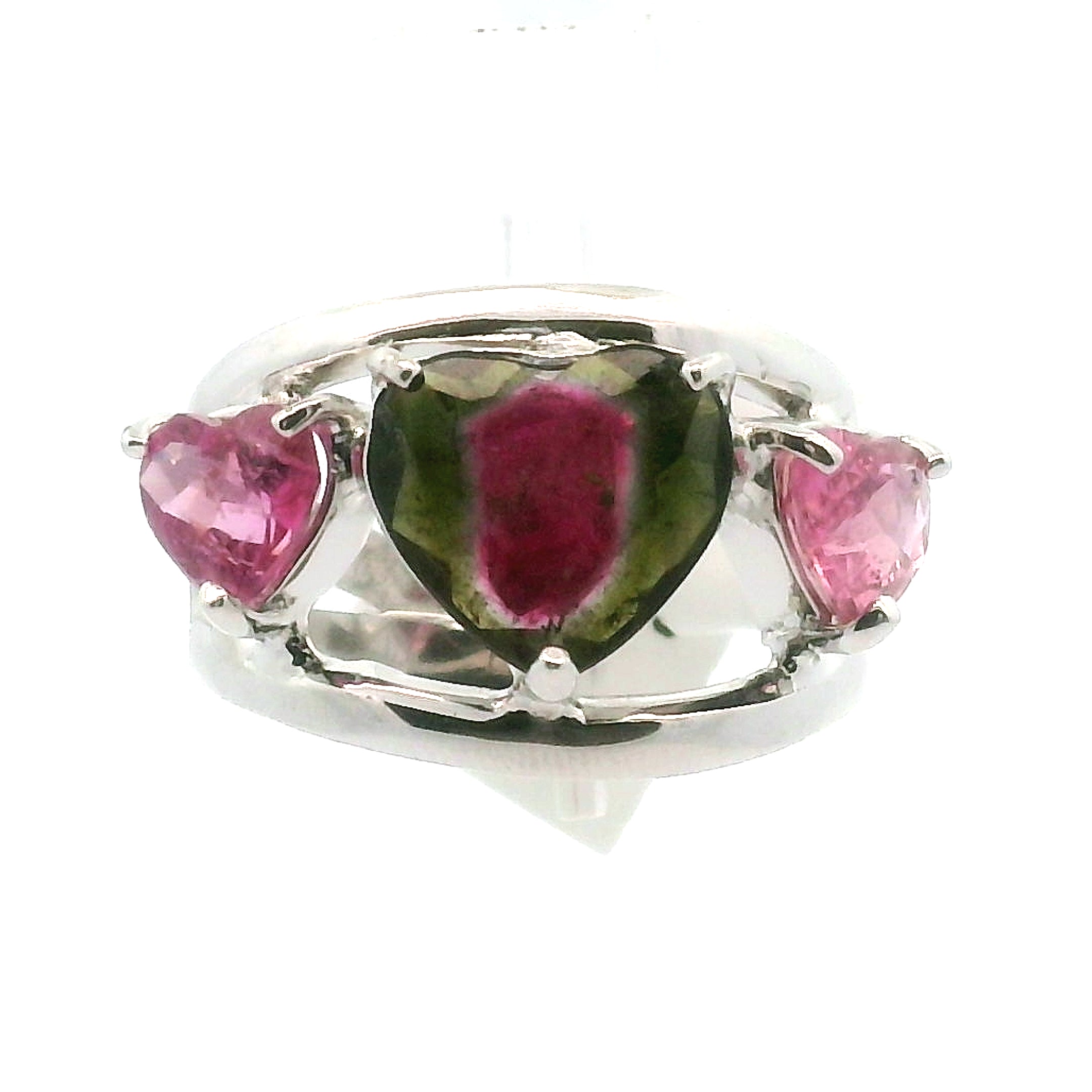 Triple Stone Crown Ring .925 Silver for Embracing your Power