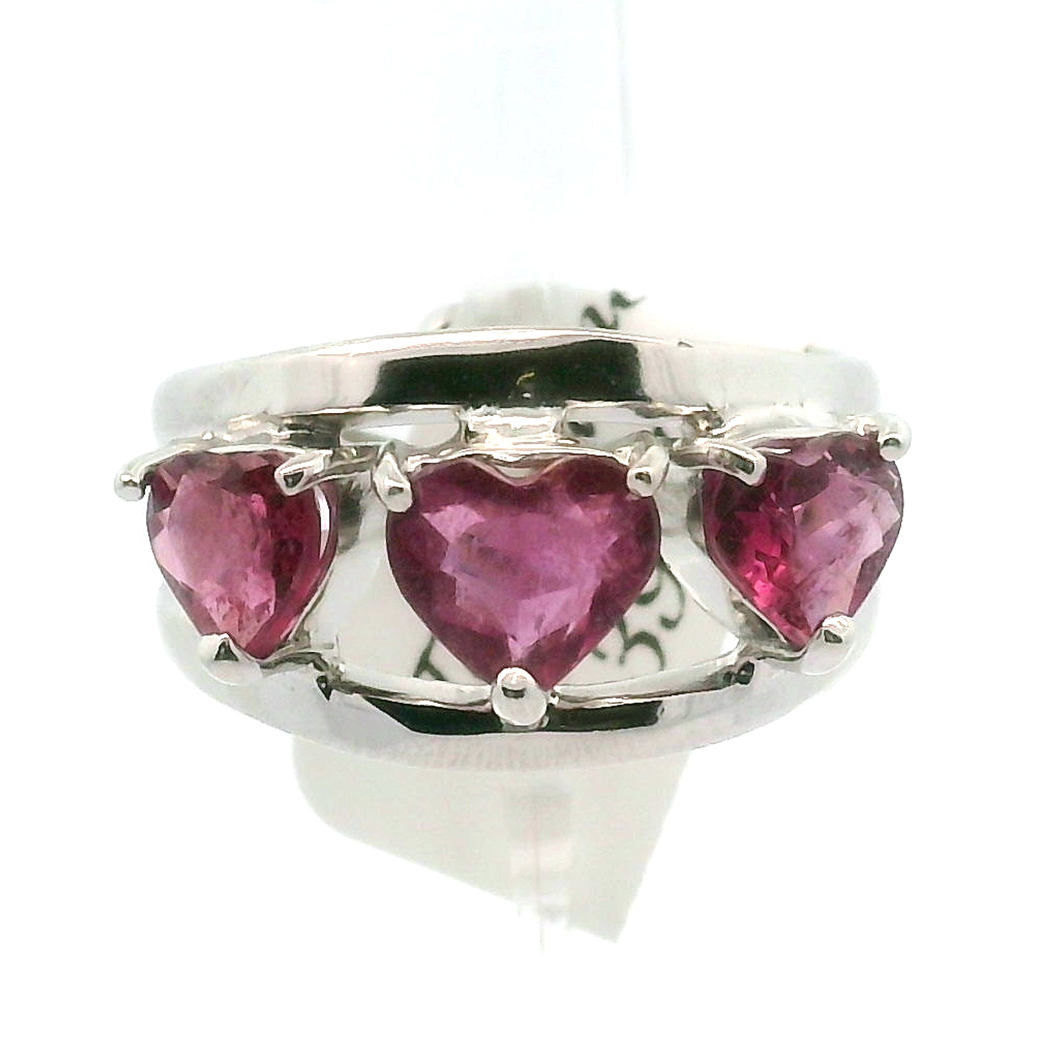 Triple Stone Crown Ring .925 Silver for Embracing your Power