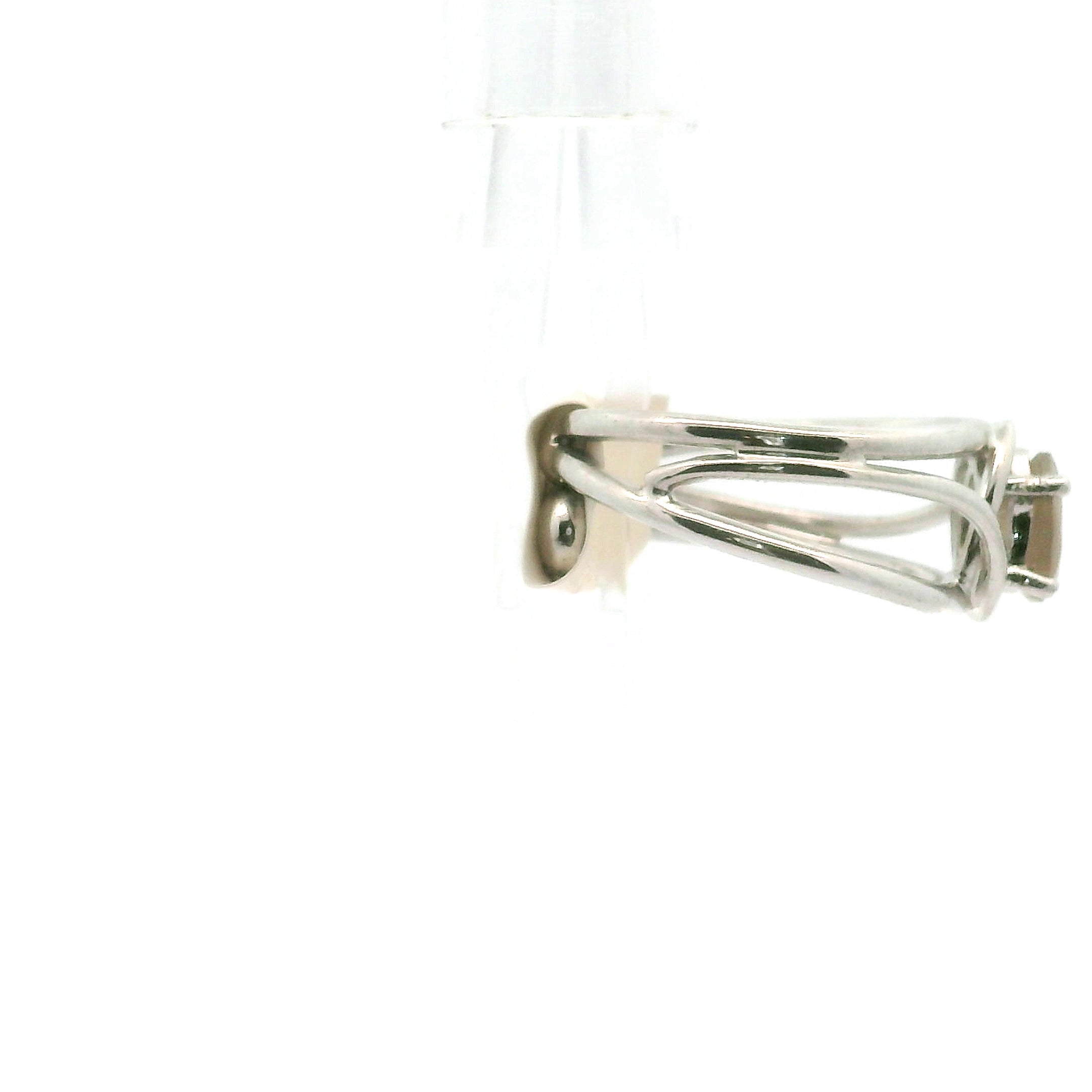 Moonstone Midi Cuff Ring .925 Silver for New Beginnings, Protection and Manifestation