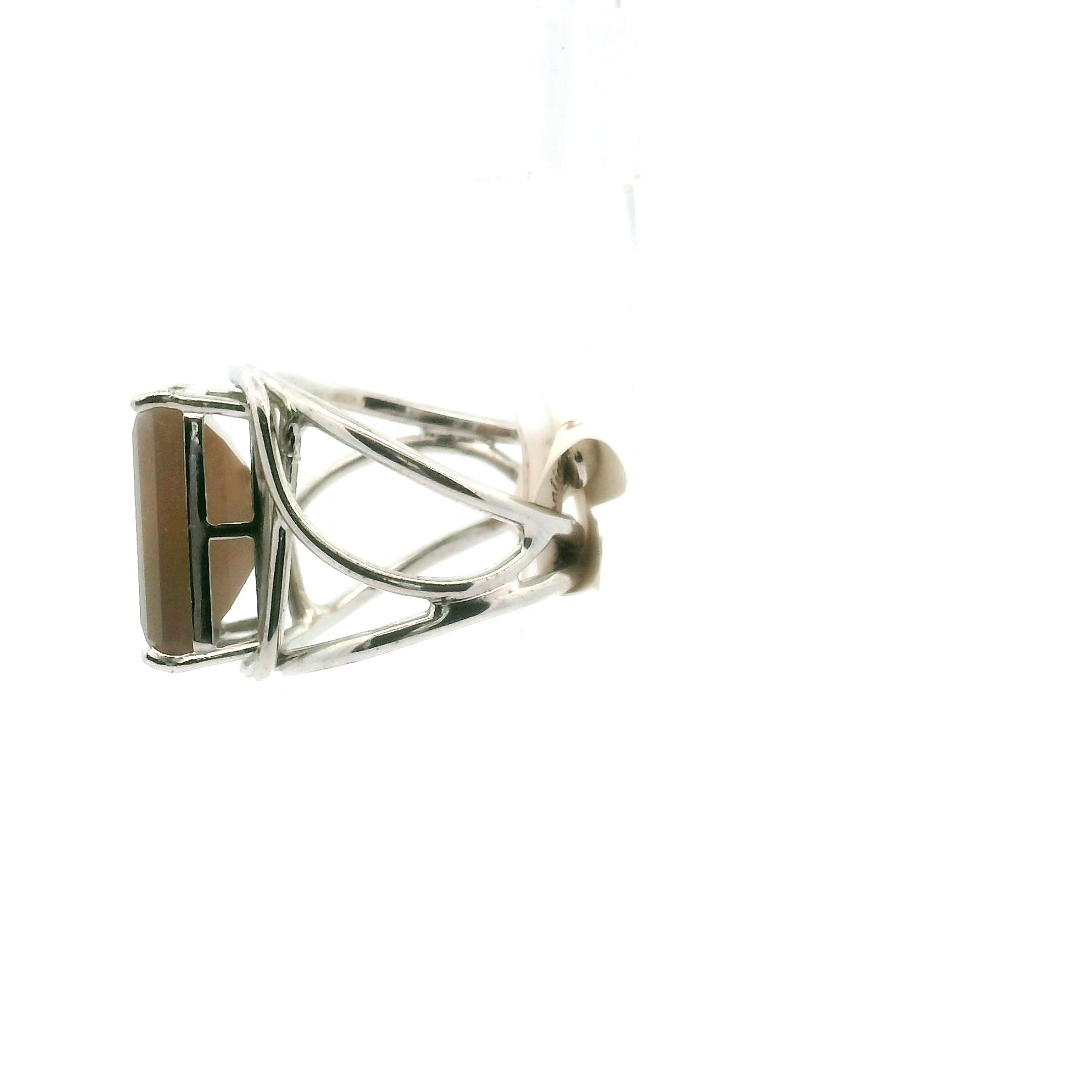 Moonstone Cuff Ring .925 Silver for New Beginnings, Protection and Manifestation