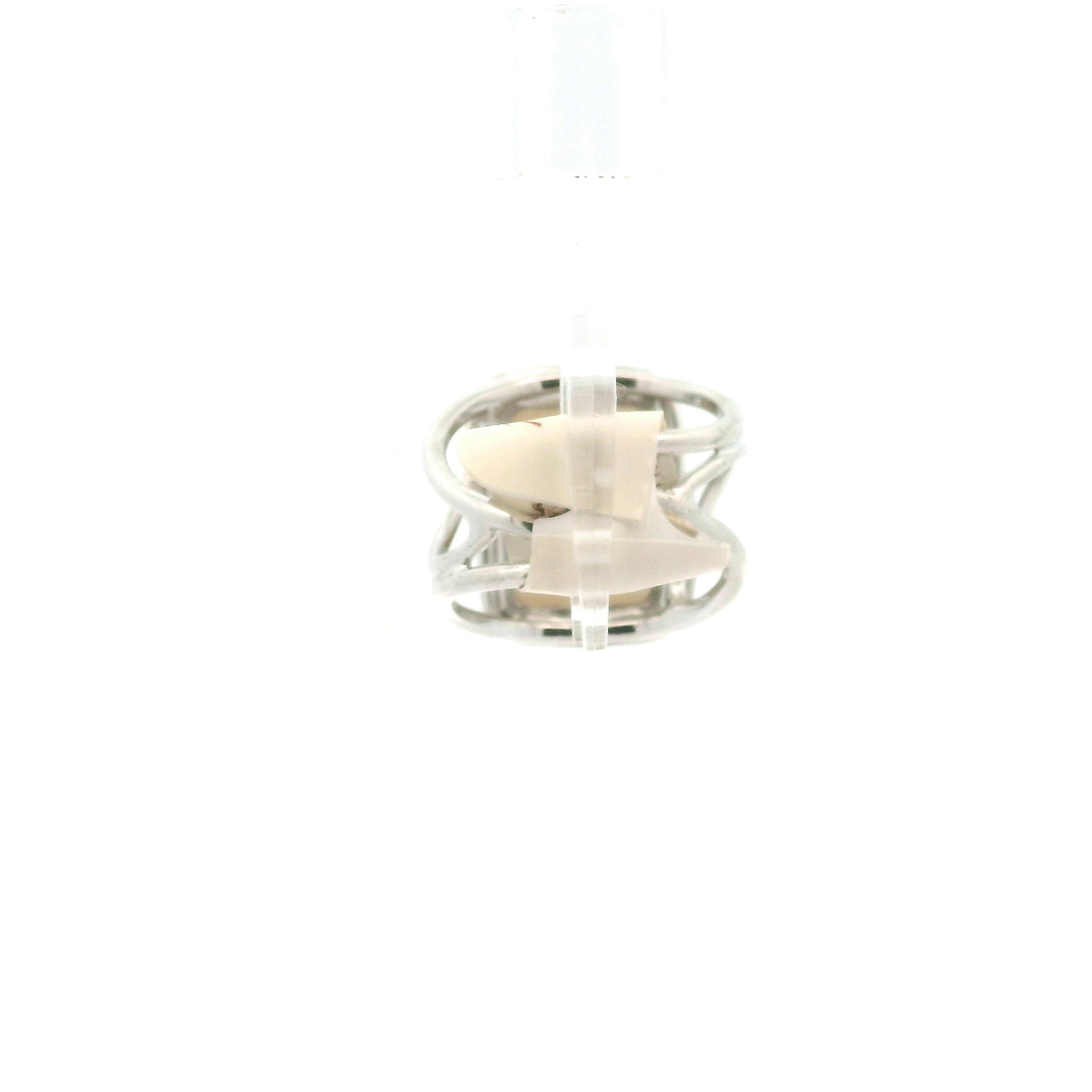 Moonstone Cuff Ring .925 Silver for New Beginnings, Protection and Manifestation