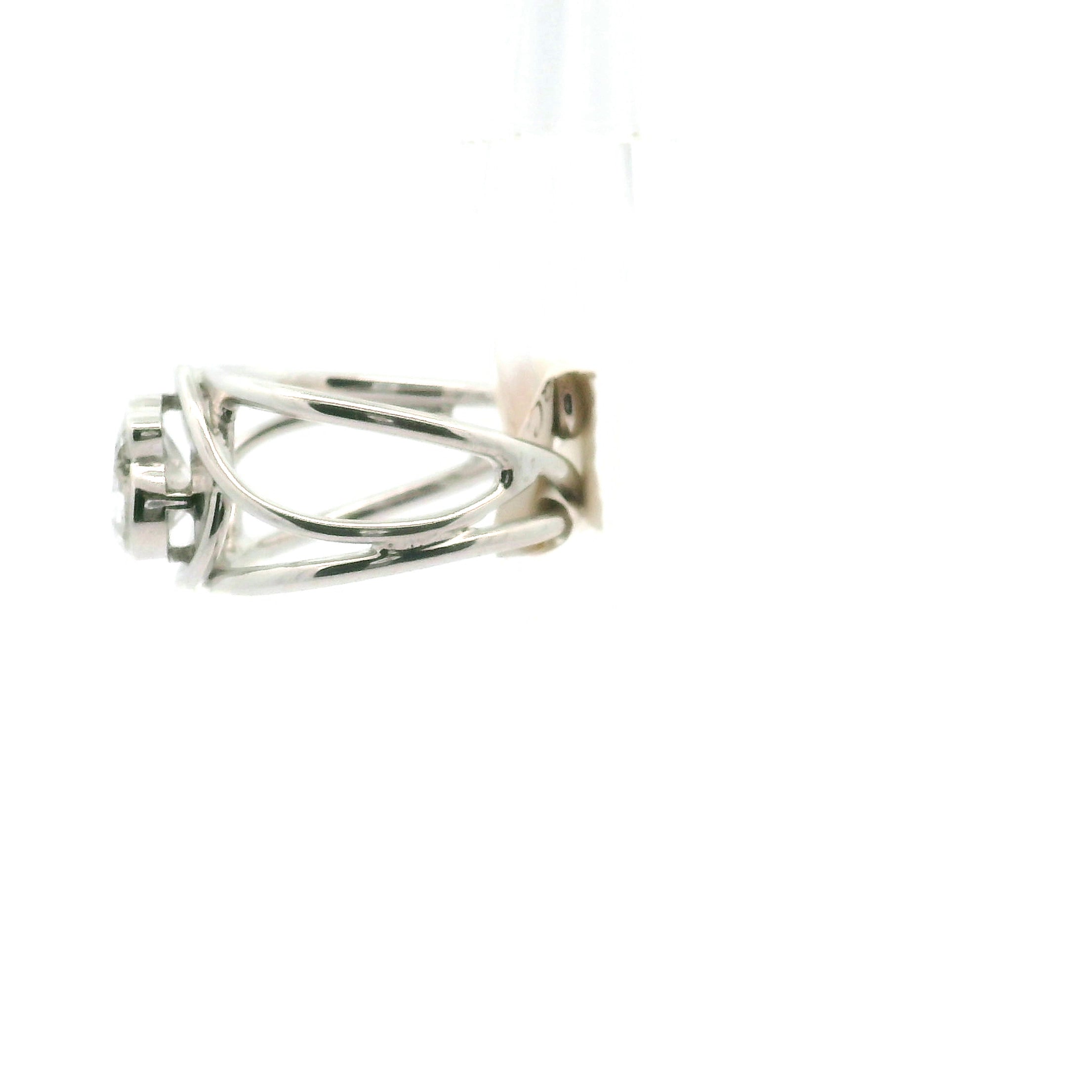 Clear Quartz Duck Cuff Ring .925 Silver for Healing, Intention Setting and Manifesting your Desires