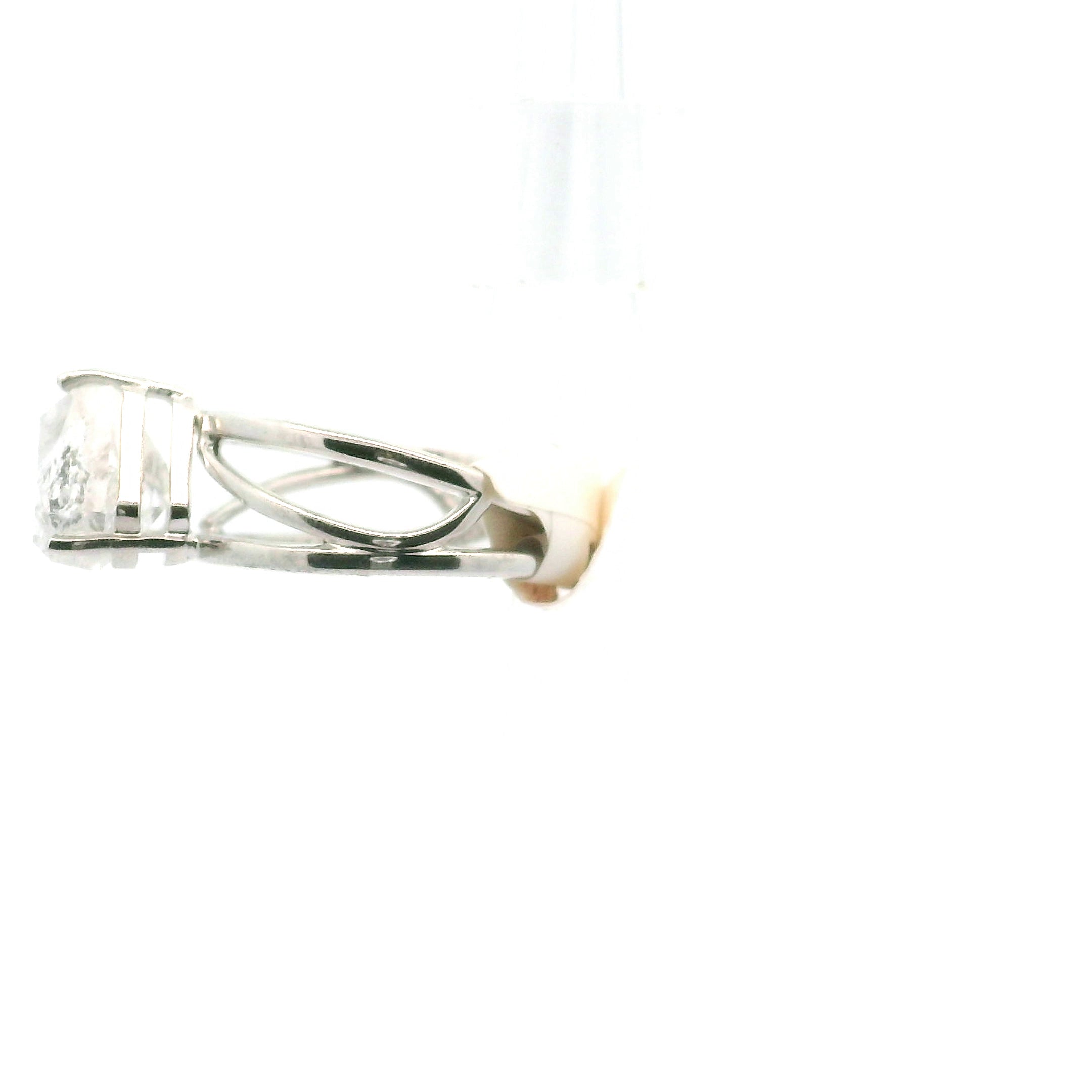 Manifestation Quartz Cuff Ring .925 Silver for Intention Setting and Manifesting your Desires