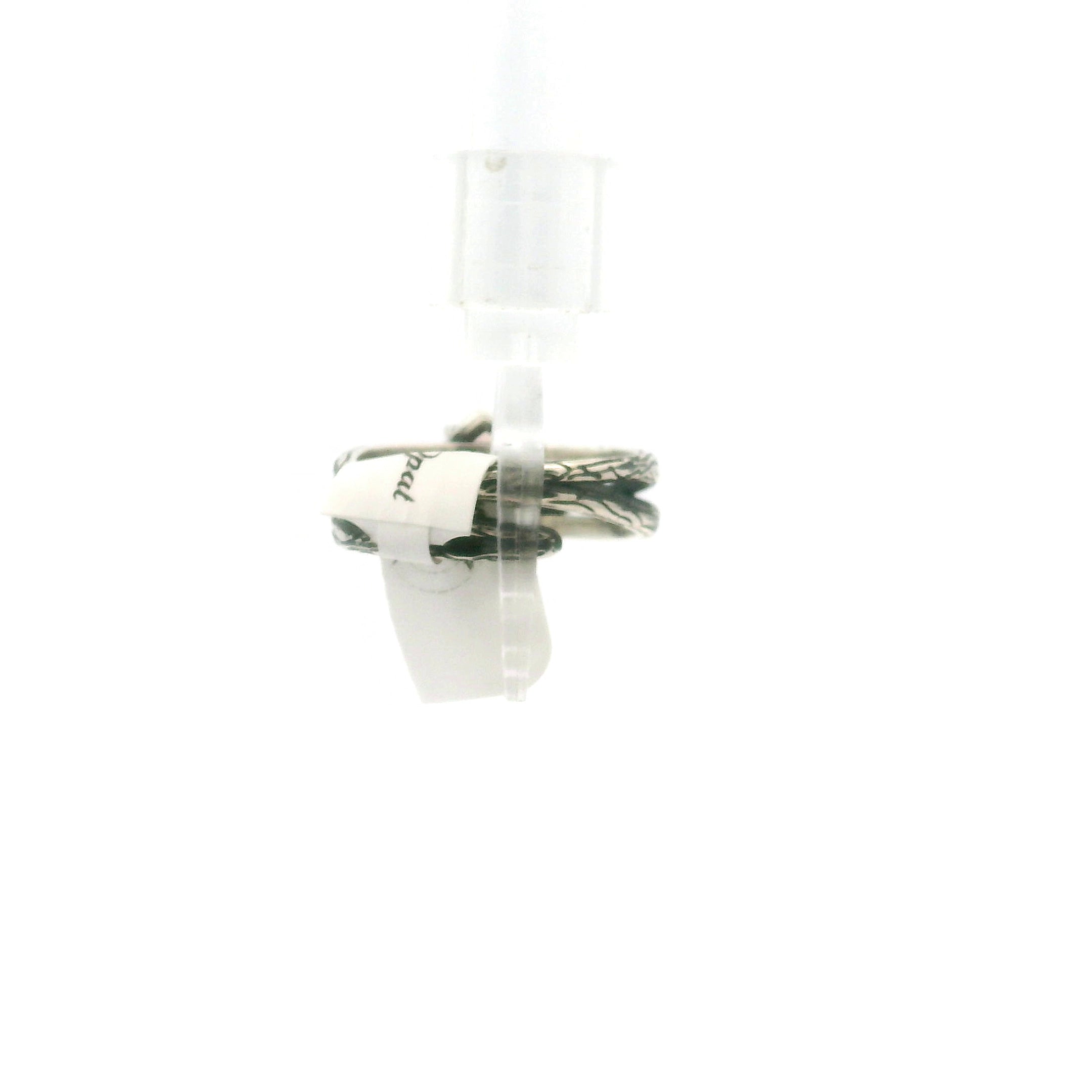 Ethiopian Opal Bad Witch Adjustable Cuff Ring .925 Silver for Transformation and Energy Protection