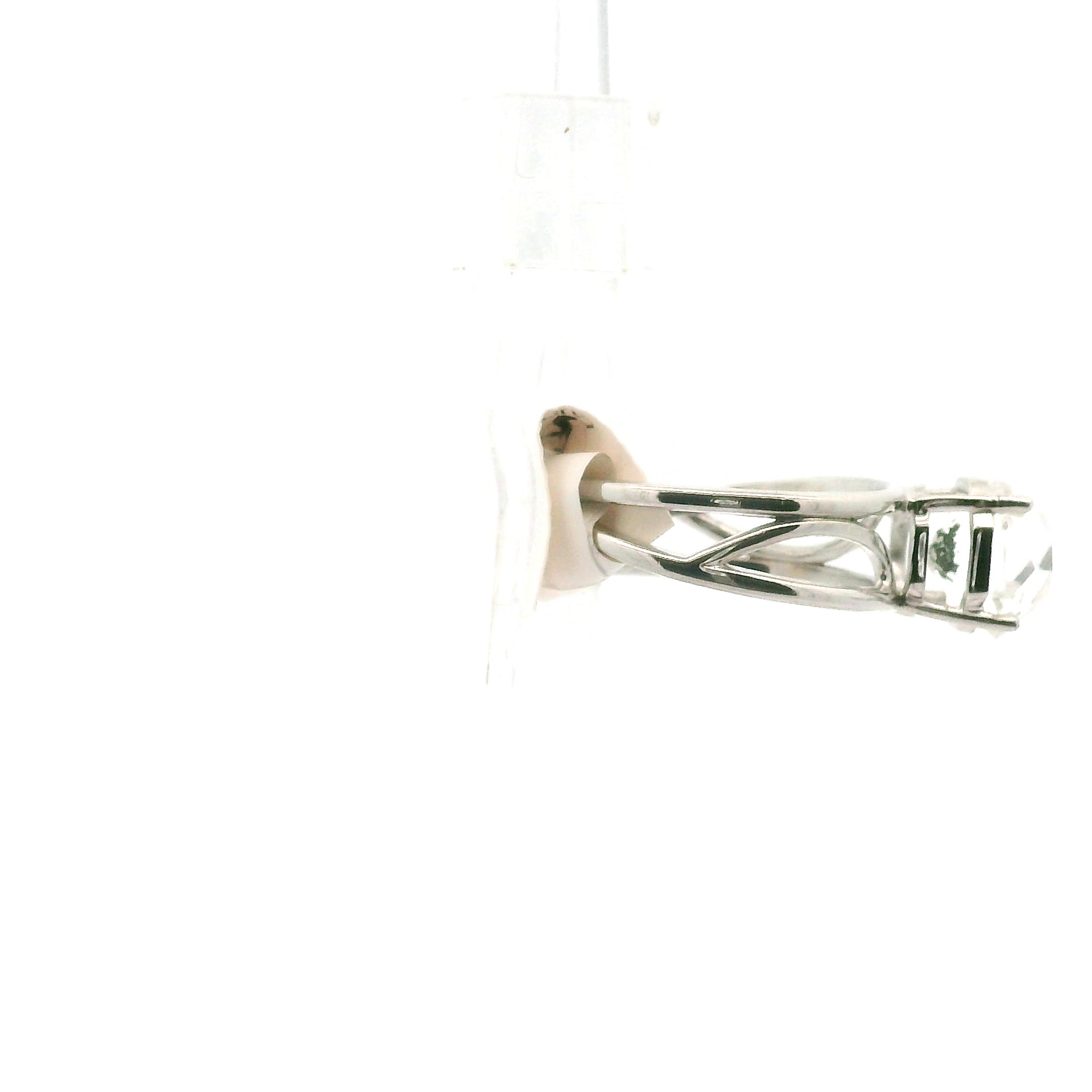 Kaleidoscope Quartz Cuff Ring .925 Silver for Intention Setting and Manifestation