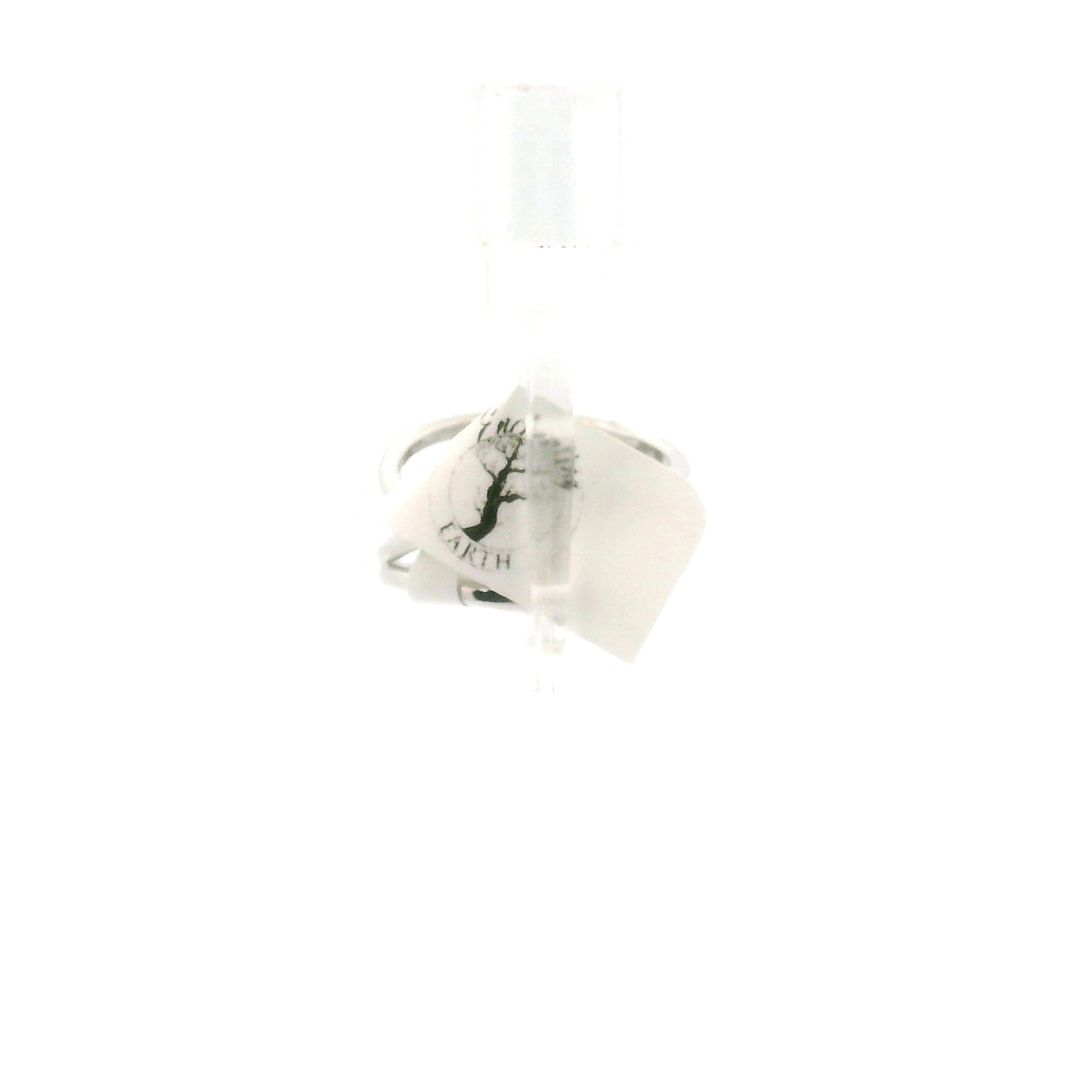 Moonstone Cuff Ring .925 Silver for Protection and Manifestation