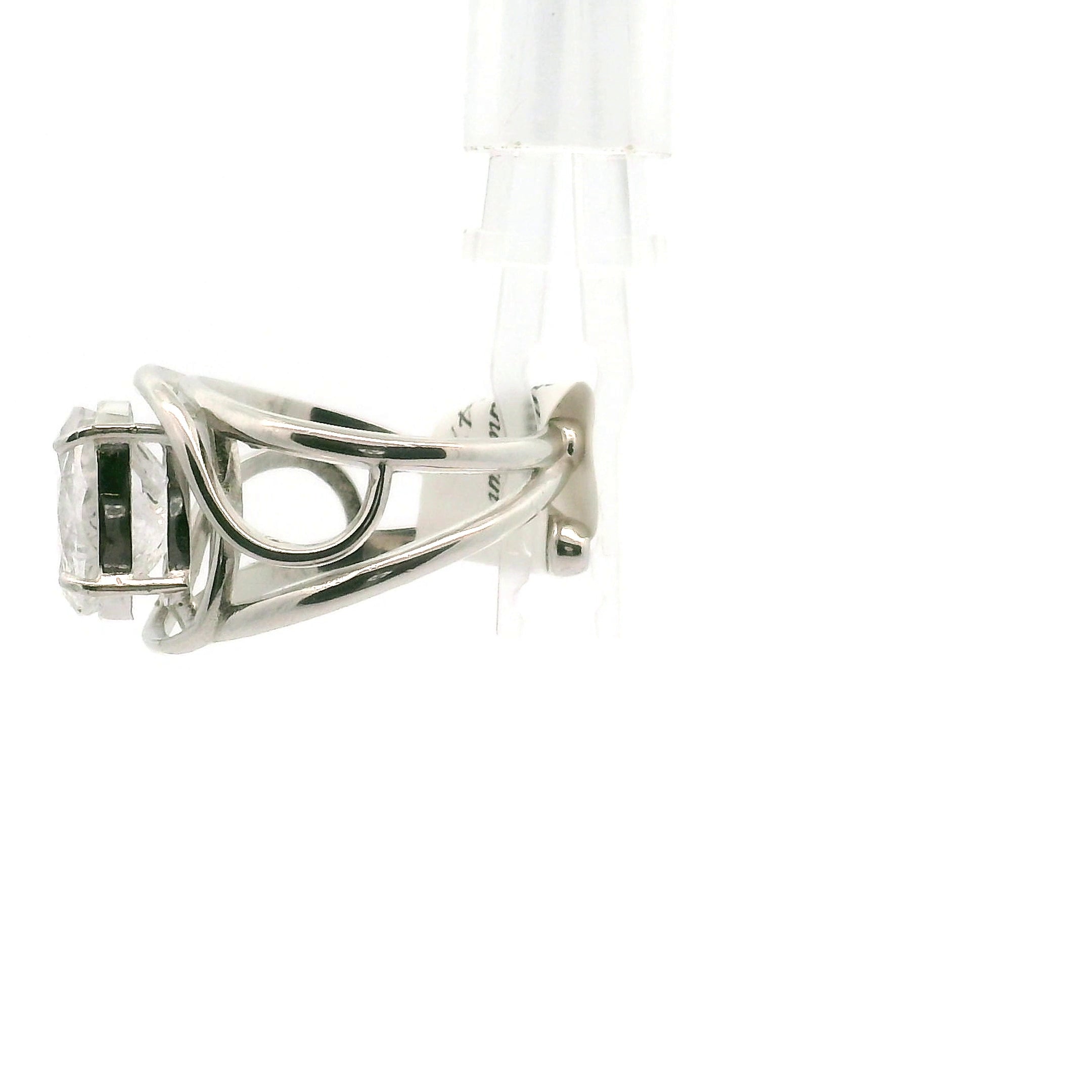Pollucite from Afghanistan Cuff Ring .925 Silver for New Beginnings and Spiritual Awakening
