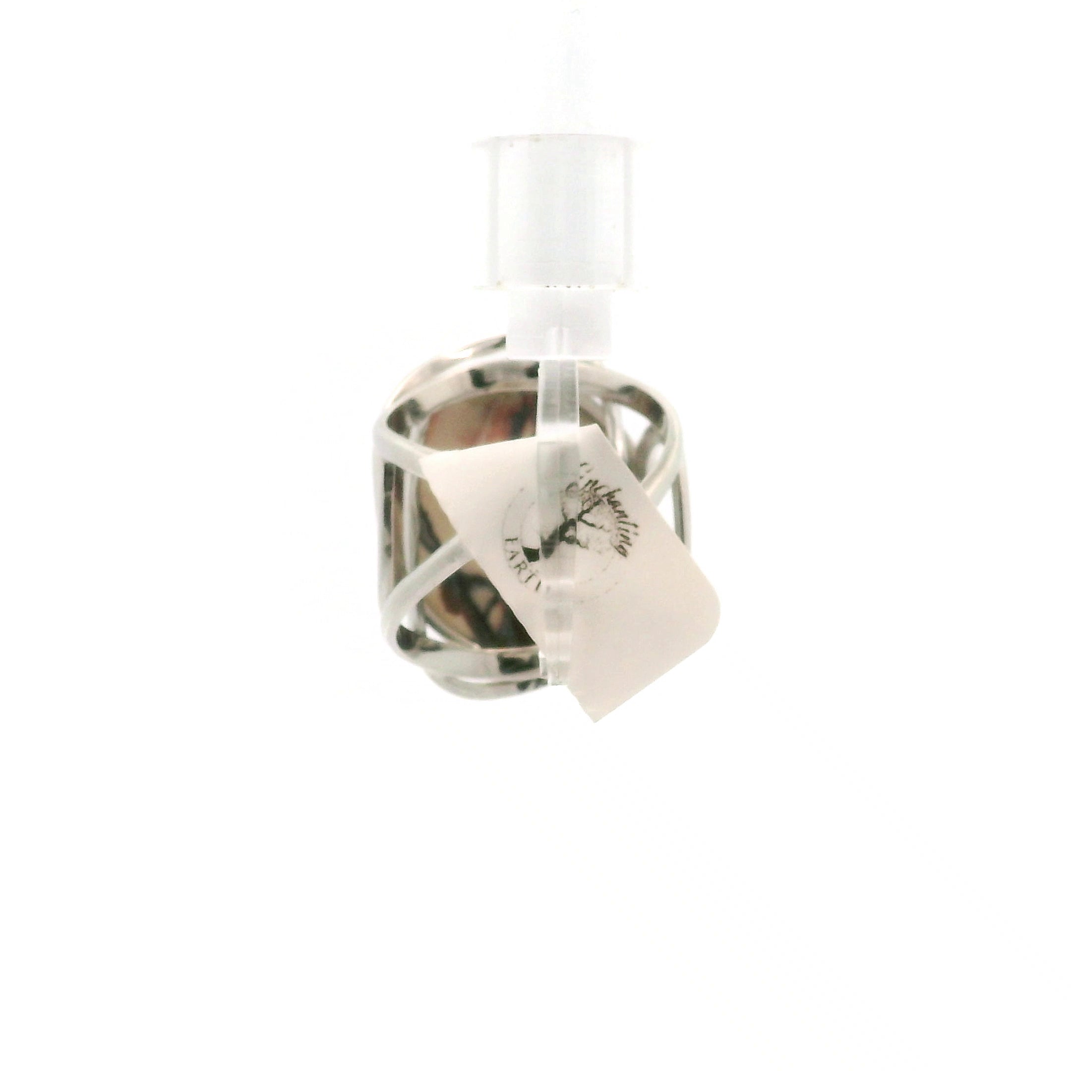 Porcelain Jasper Cuff Ring .925 Silver for Tranquility and Protection