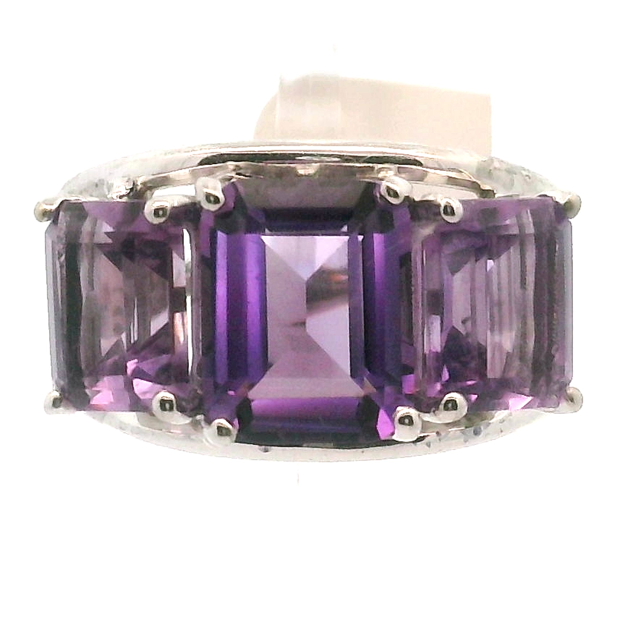 Triple Stone Crown Ring .925 Silver for Embracing your Power