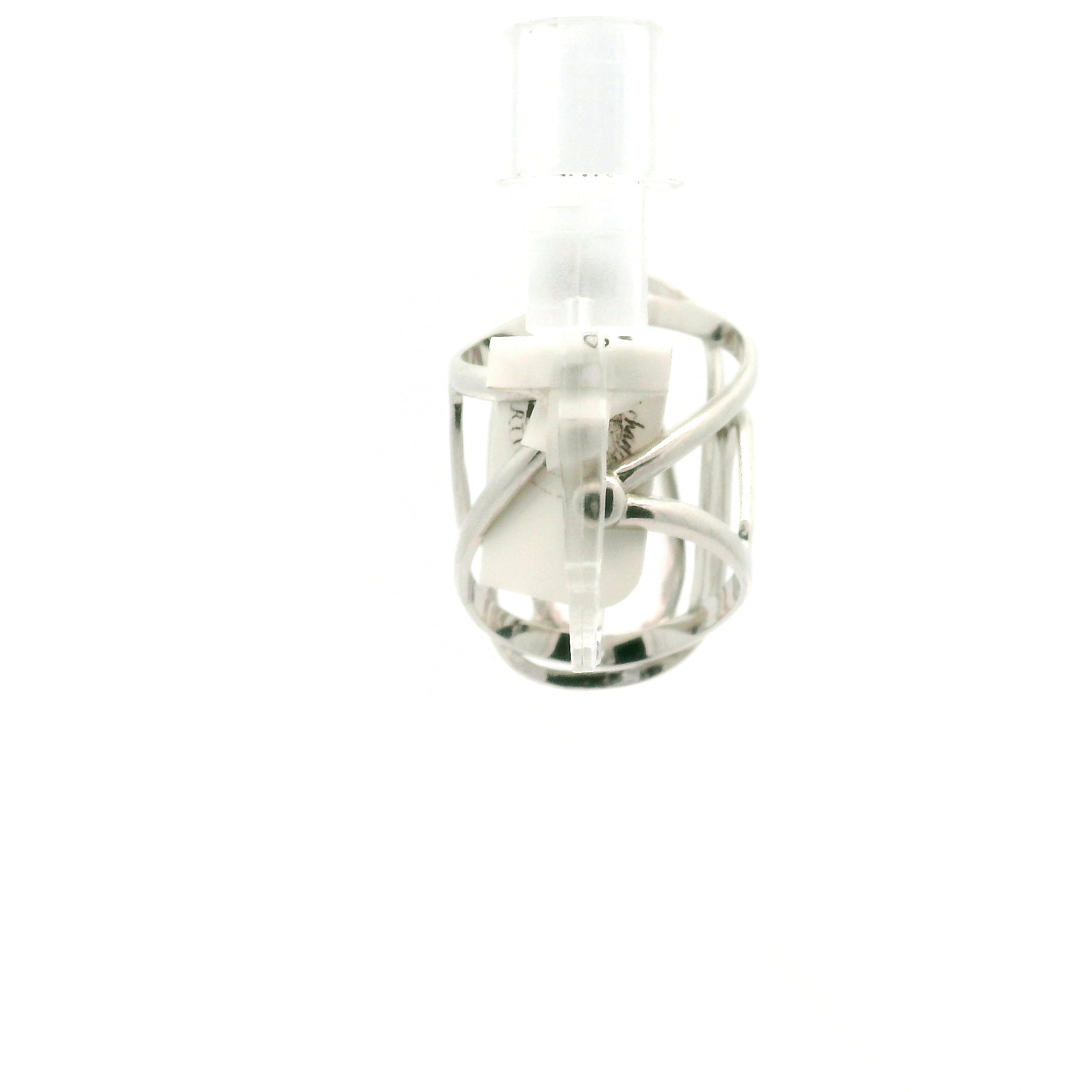XL Morganite Faceted Drop Cuff Ring .925 Silver for Abundance of Joy and Love