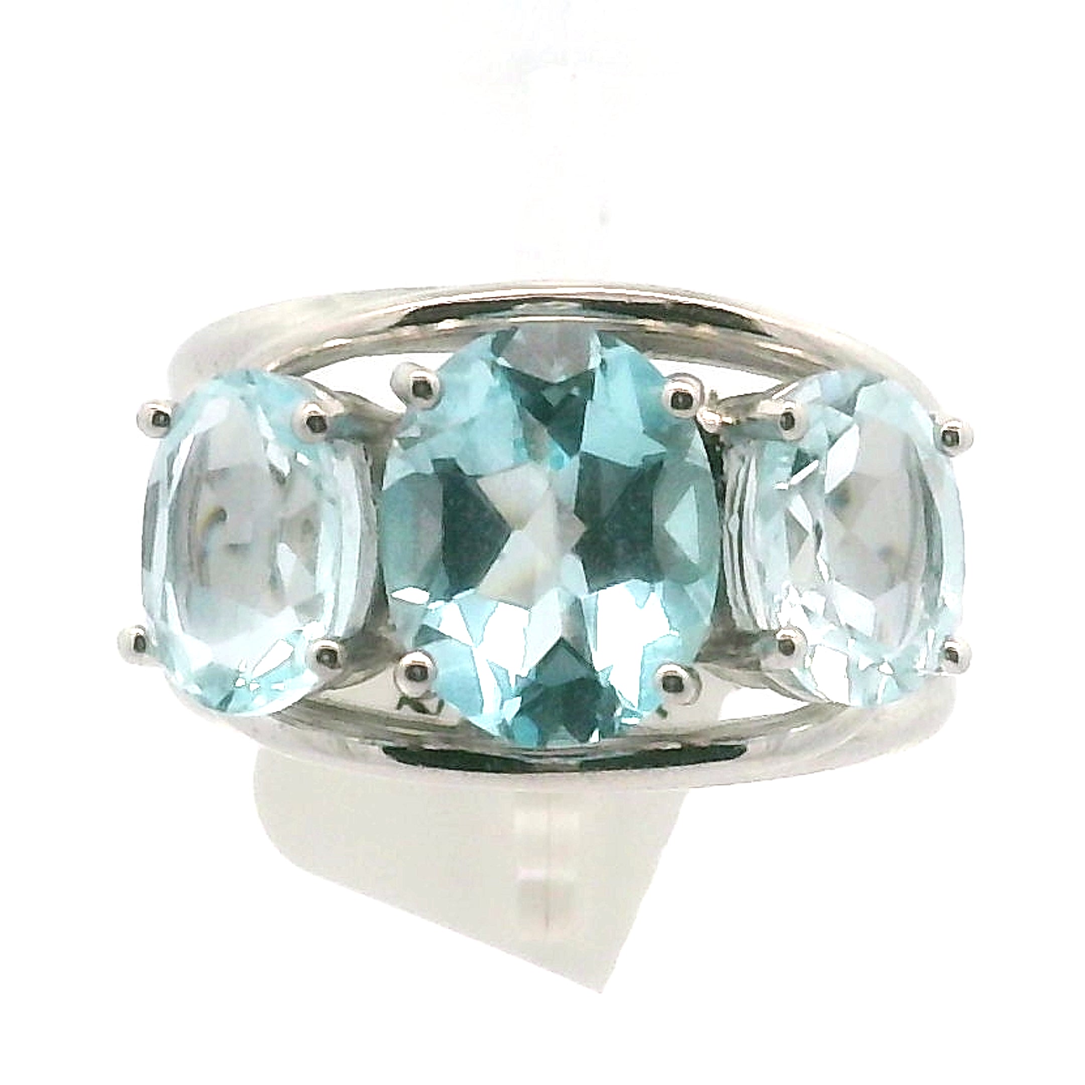 Triple Stone Crown Ring .925 Silver for Embracing your Power