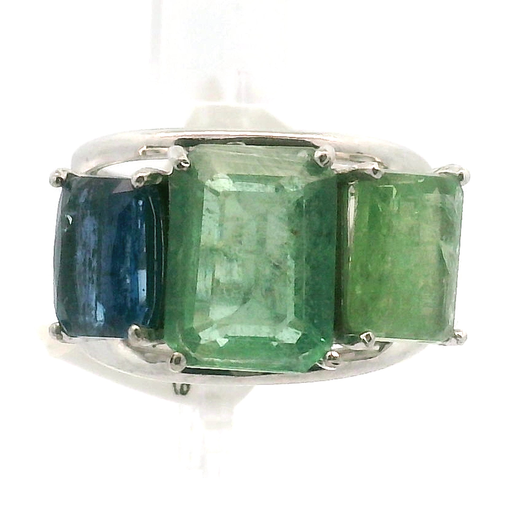 Triple Stone Crown Ring .925 Silver for Embracing your Power