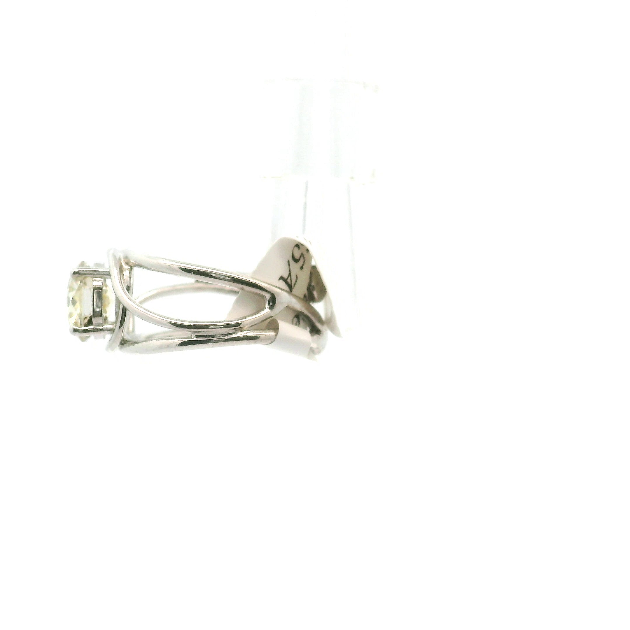 Moissanite Merkaba Cuff Ring .925 Silver for Enlightenment, Inner Peace & Spiritual Transformation