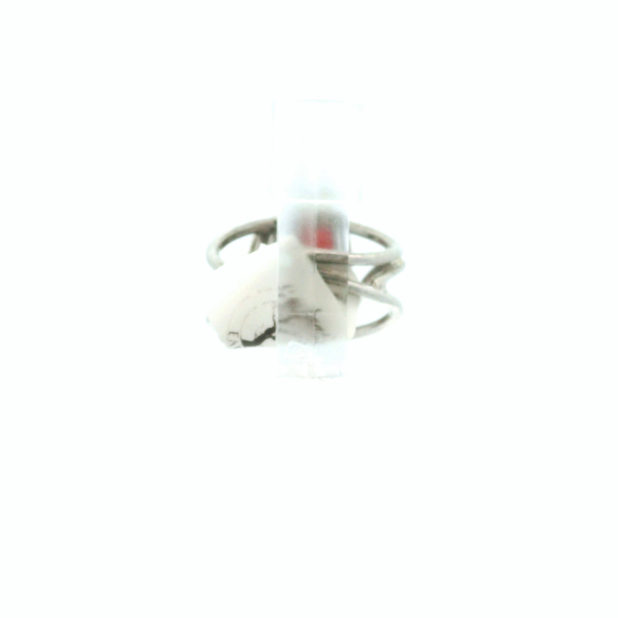 Garnet Cuff Ring .925 Silver for Health and Strength
