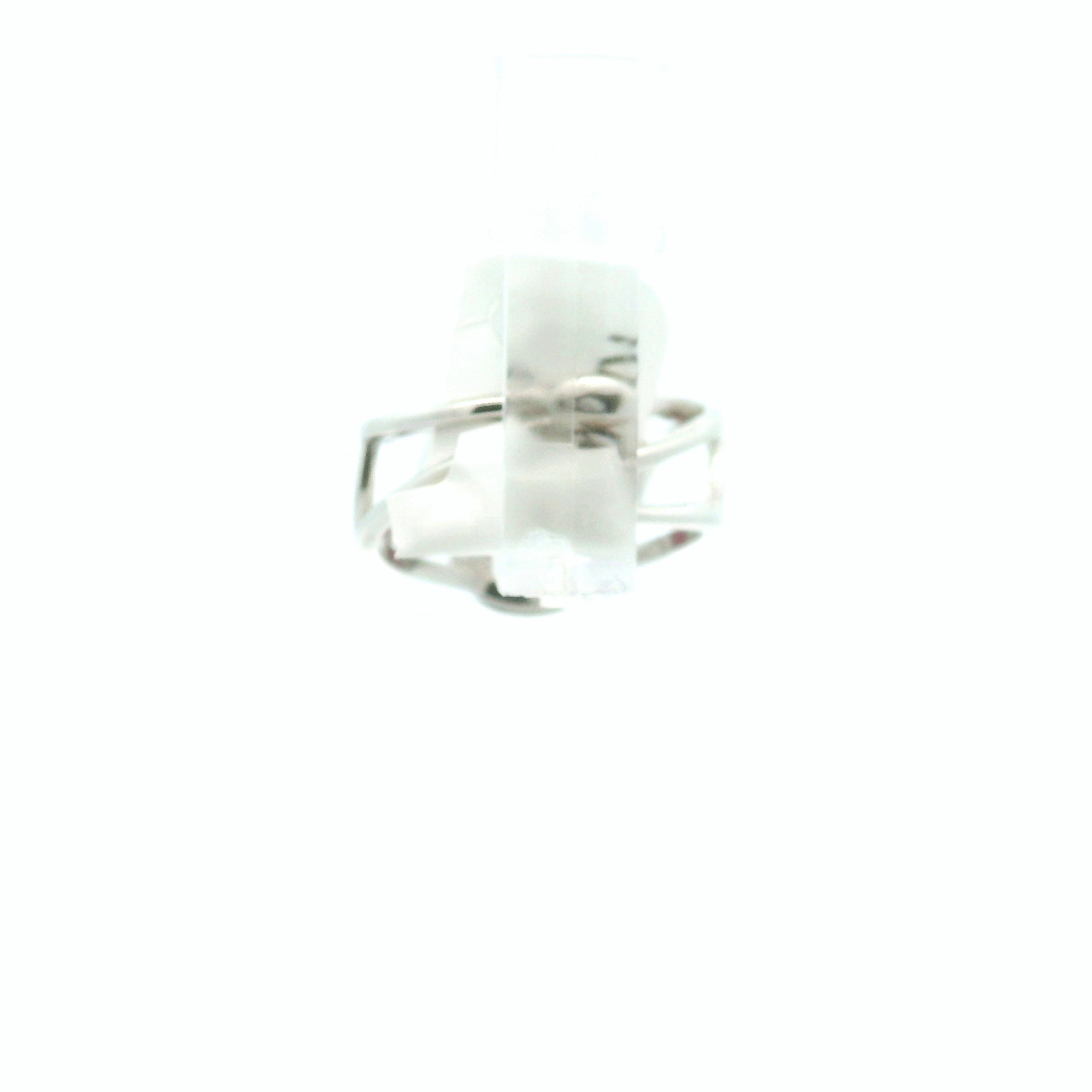 Rhodolite Garnet Cuff Ring .925 Silver for Connection with Angels and Spirit Guides