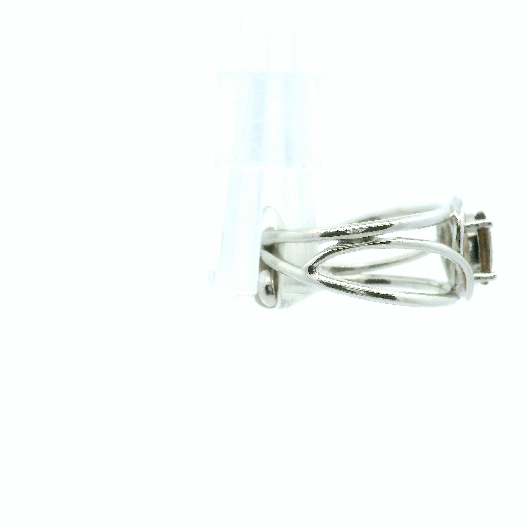 Garnet Color Changing Cuff Ring .925 Silver for Health and Strength