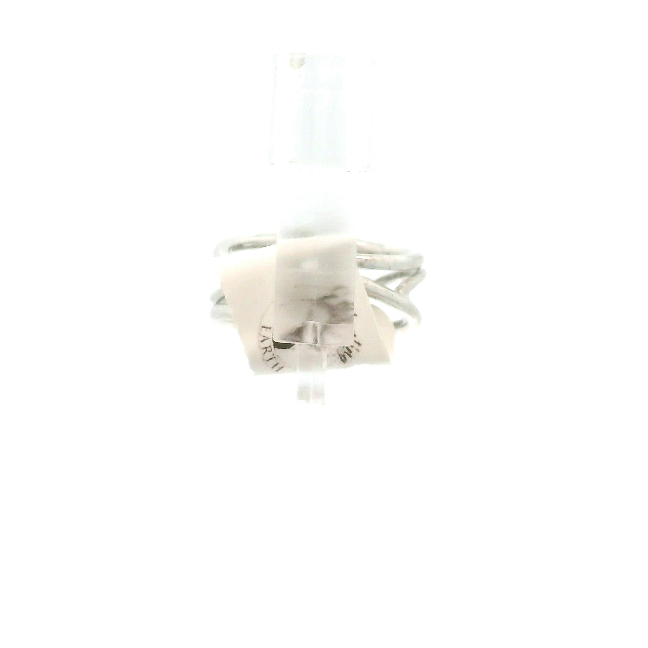 Faceted Cobalto Calcite Cuff Ring .925 Silver for Compassion, Emotional Healing, Harmony and Forgiveness