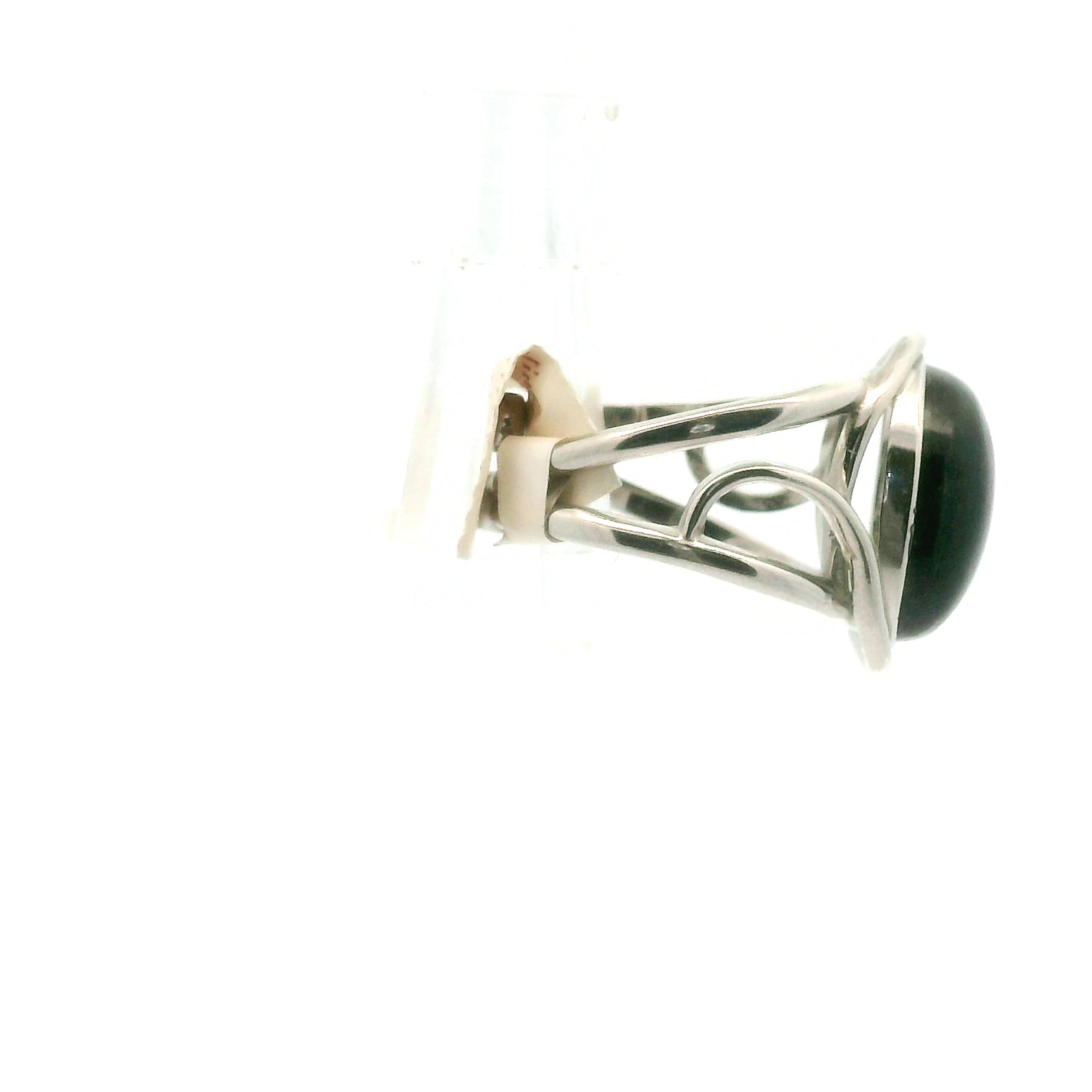 Eudialyte Cuff Ring .925 Silver for Manifesting the Desires of Your Heart