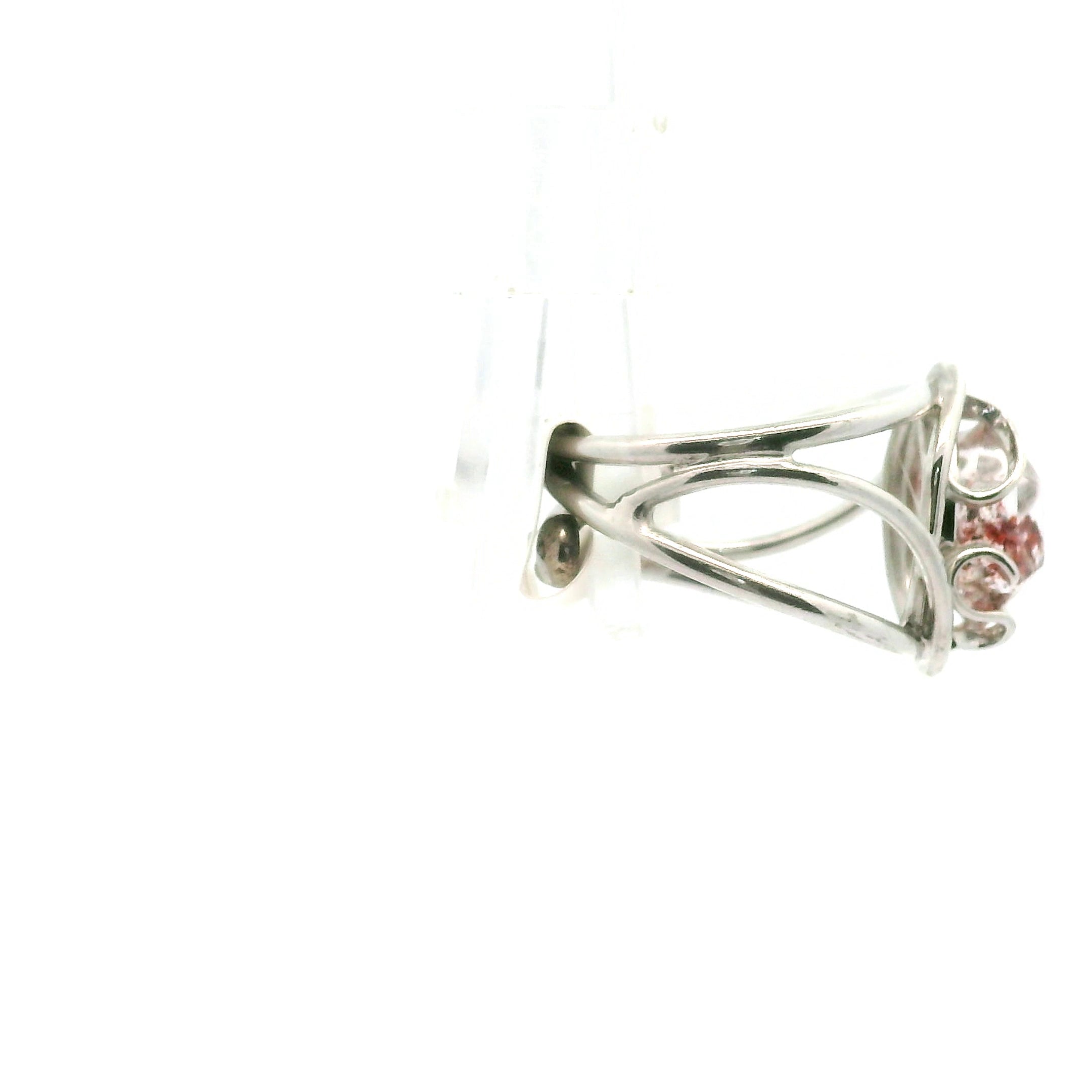 Super 7 Cuff Ring .925 Silver (High Quality) for Awakening your Gifts and Creating your Dream Life