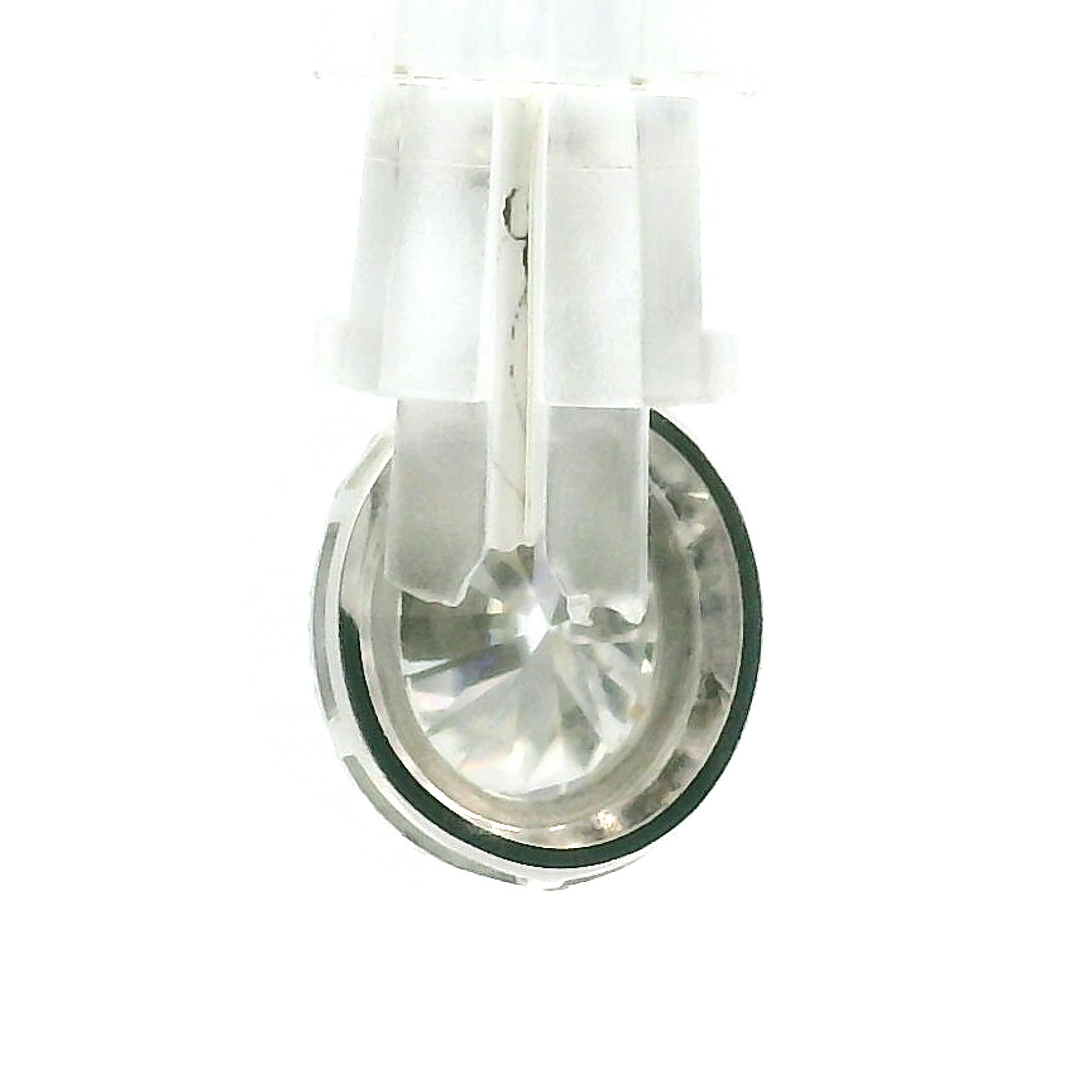 White Moissanite Pavé Pendant .925 Silver for Enlightenment, Inner Peace & Spiritual Transformation
