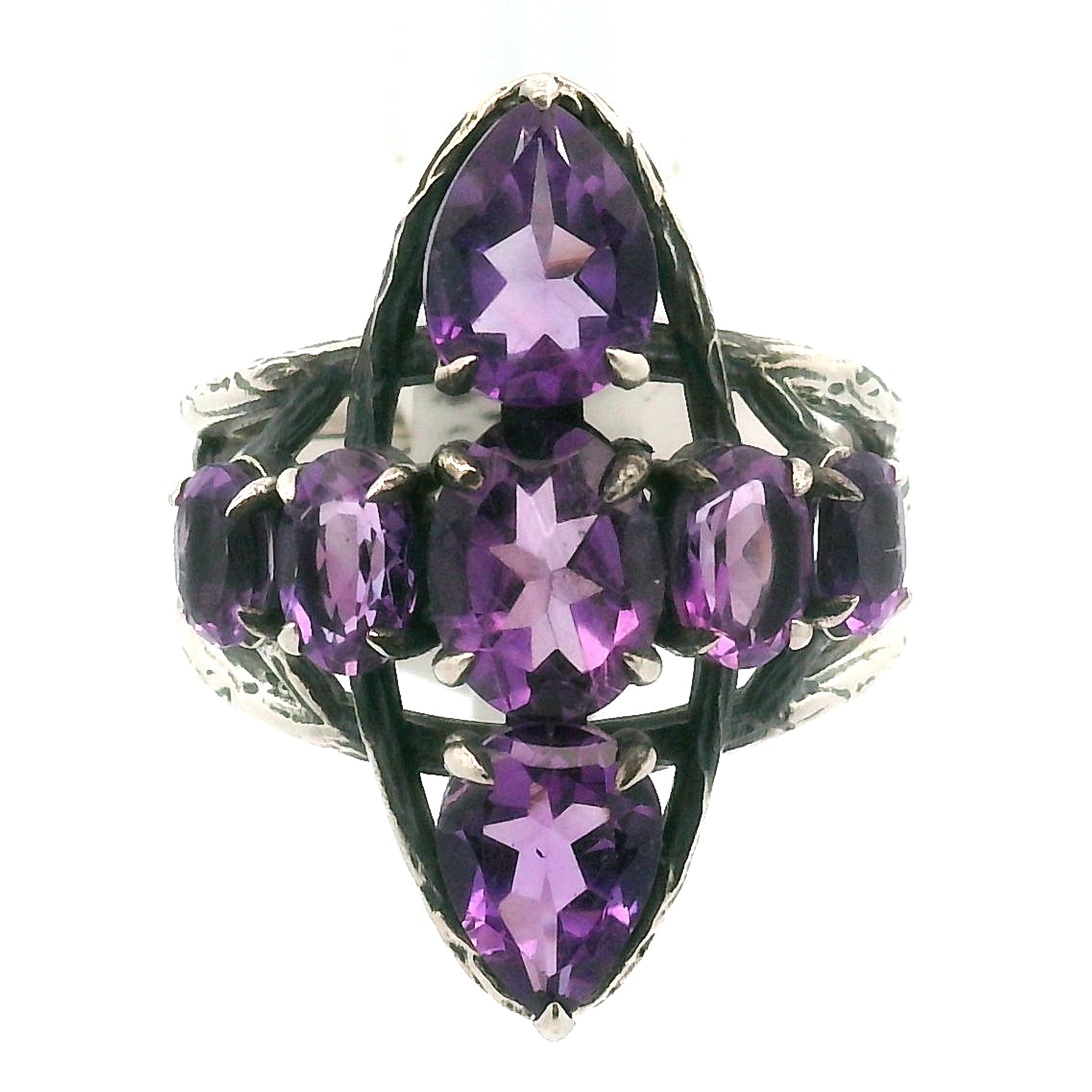 Cross Bad Witch Cuff Ring .925 Silver for Healing, Intention Setting and Manifesting your Desires
