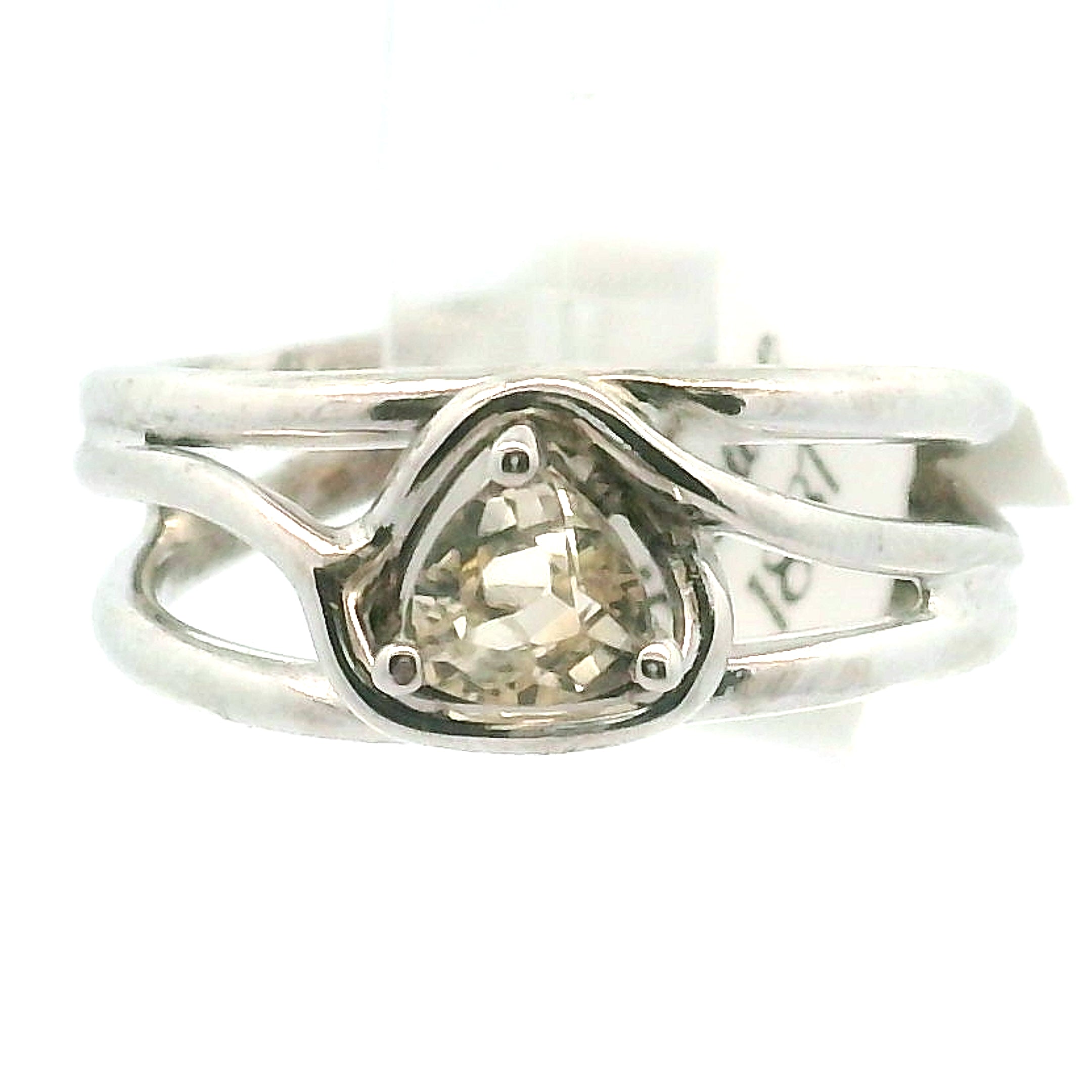 Oregon Sunstone Midi Cuff Ring .925 Silver for Confidence and Strength