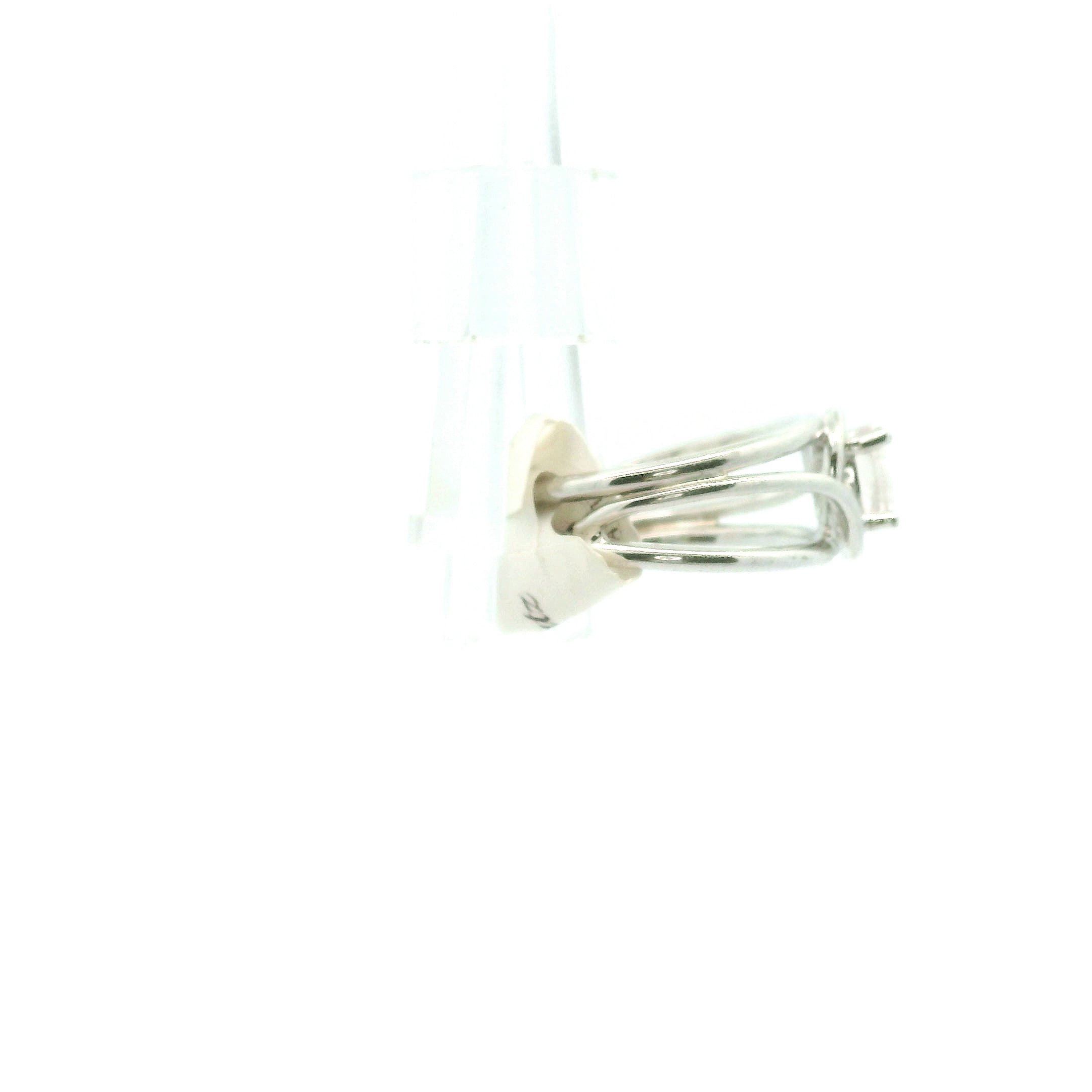 Rose Quartz Midi Cuff Ring .925 Silver for Compassion and Self Love