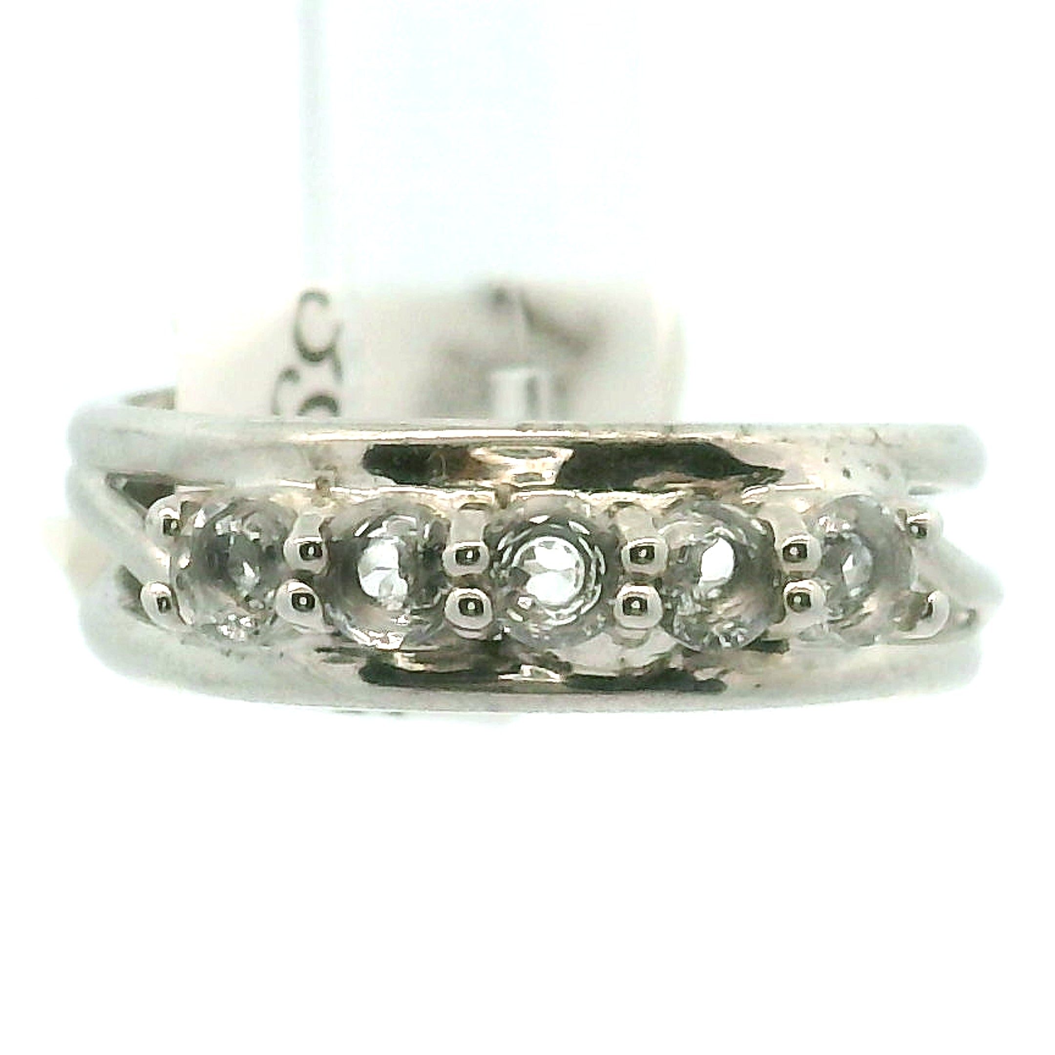 Phenakite Stacker Cuff Ring .925 Silver for Manifestations, Meditation & Mental Strength