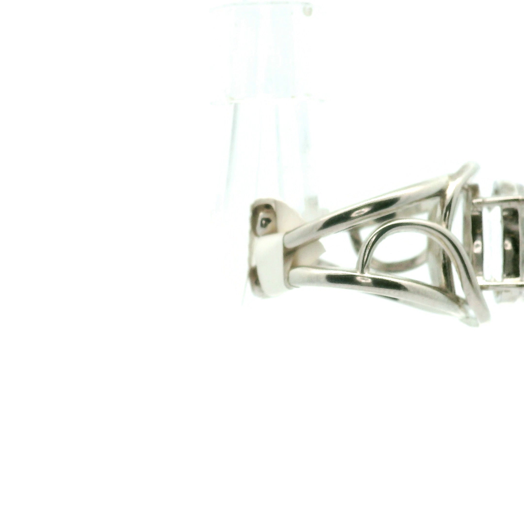 Phenakite Cuff Ring .925 Silver for Manifestations, Meditation & Mental Strength
