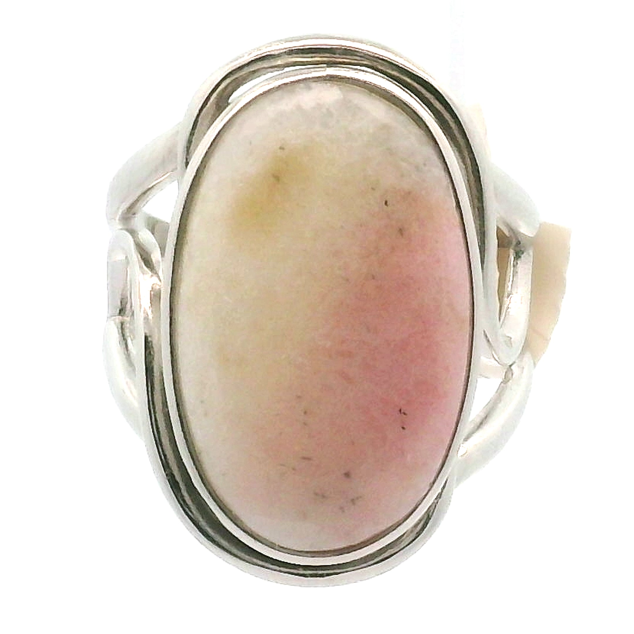 Tugtupite Cuff Ring 925 Silver for Joy, Love and Empowerment