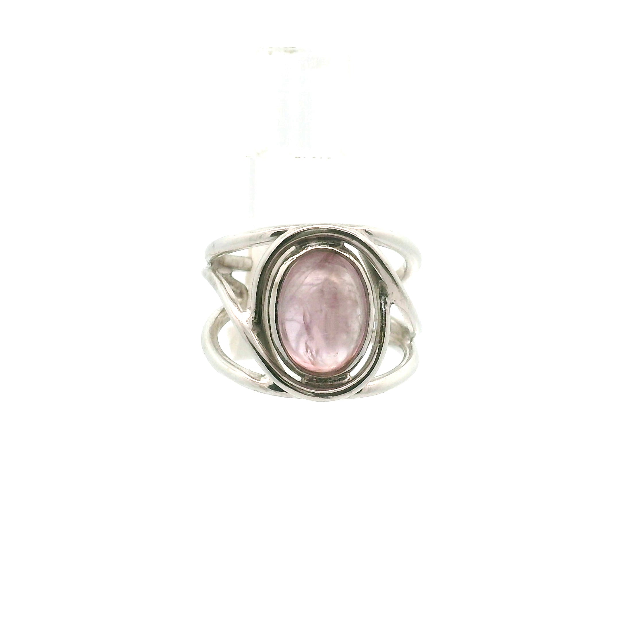 Purple Diaspore Cuff Ring .925 Silver for Transitions & New Beginnings