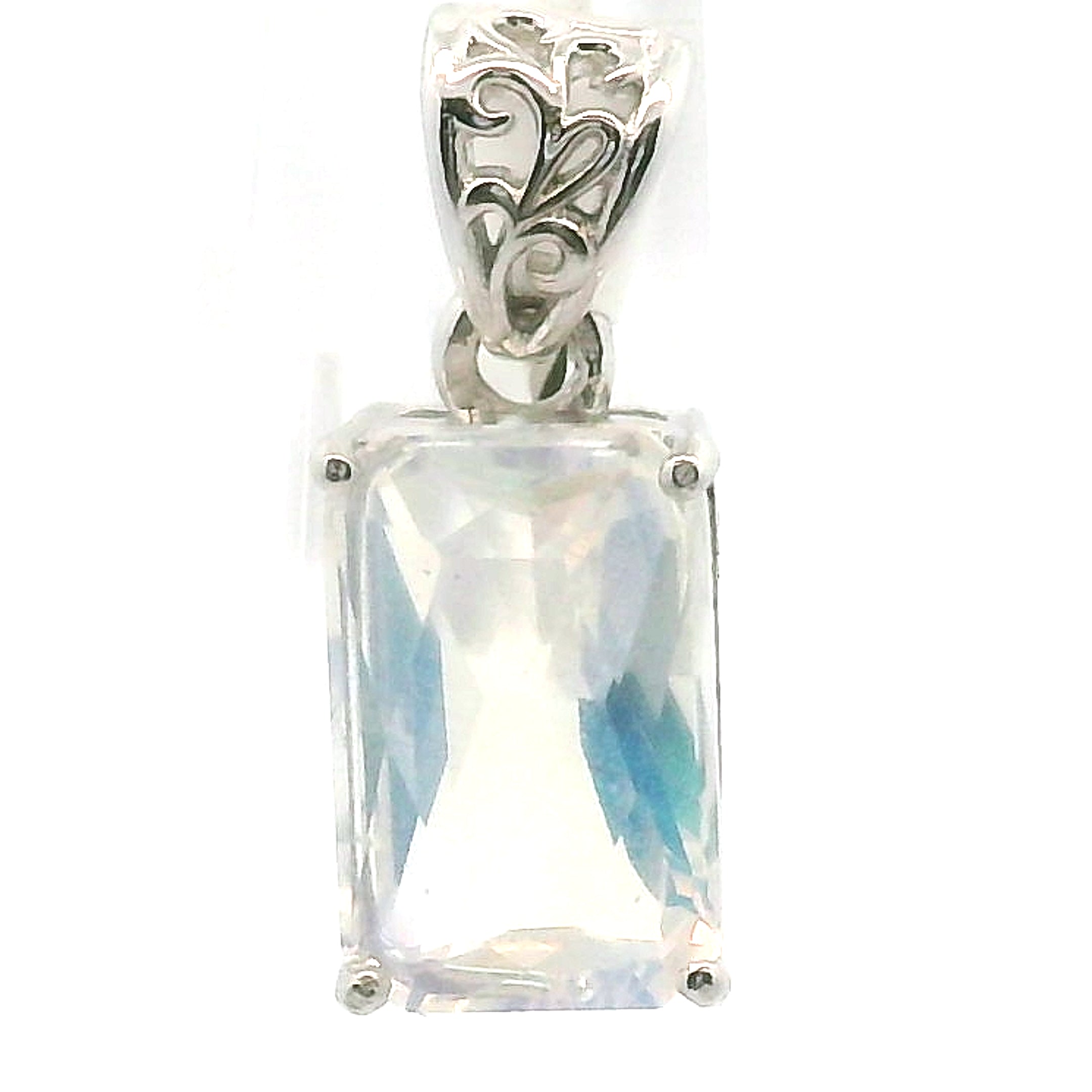 Moonstone Pendant .925 Silver for New Beginnings and Divine Feminine Energy