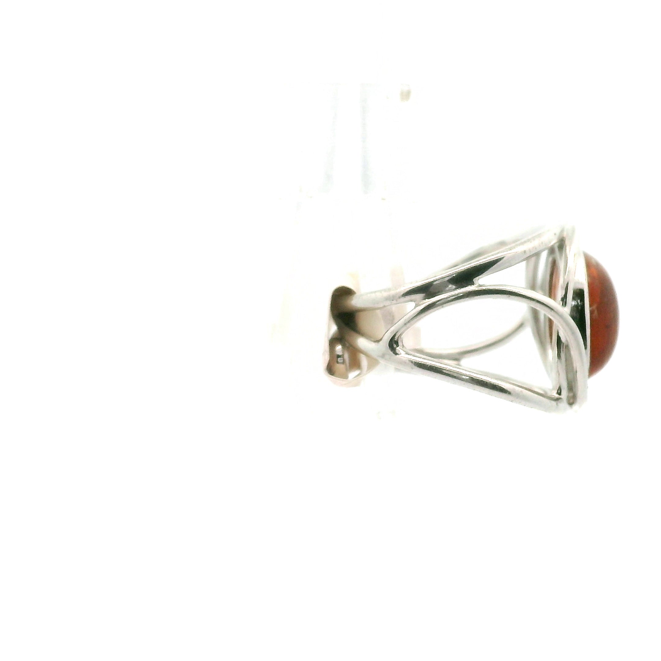 Orange Kyanite Midi Cuff Ring .925 Silver for Enhancing and Accelerating Manifestations