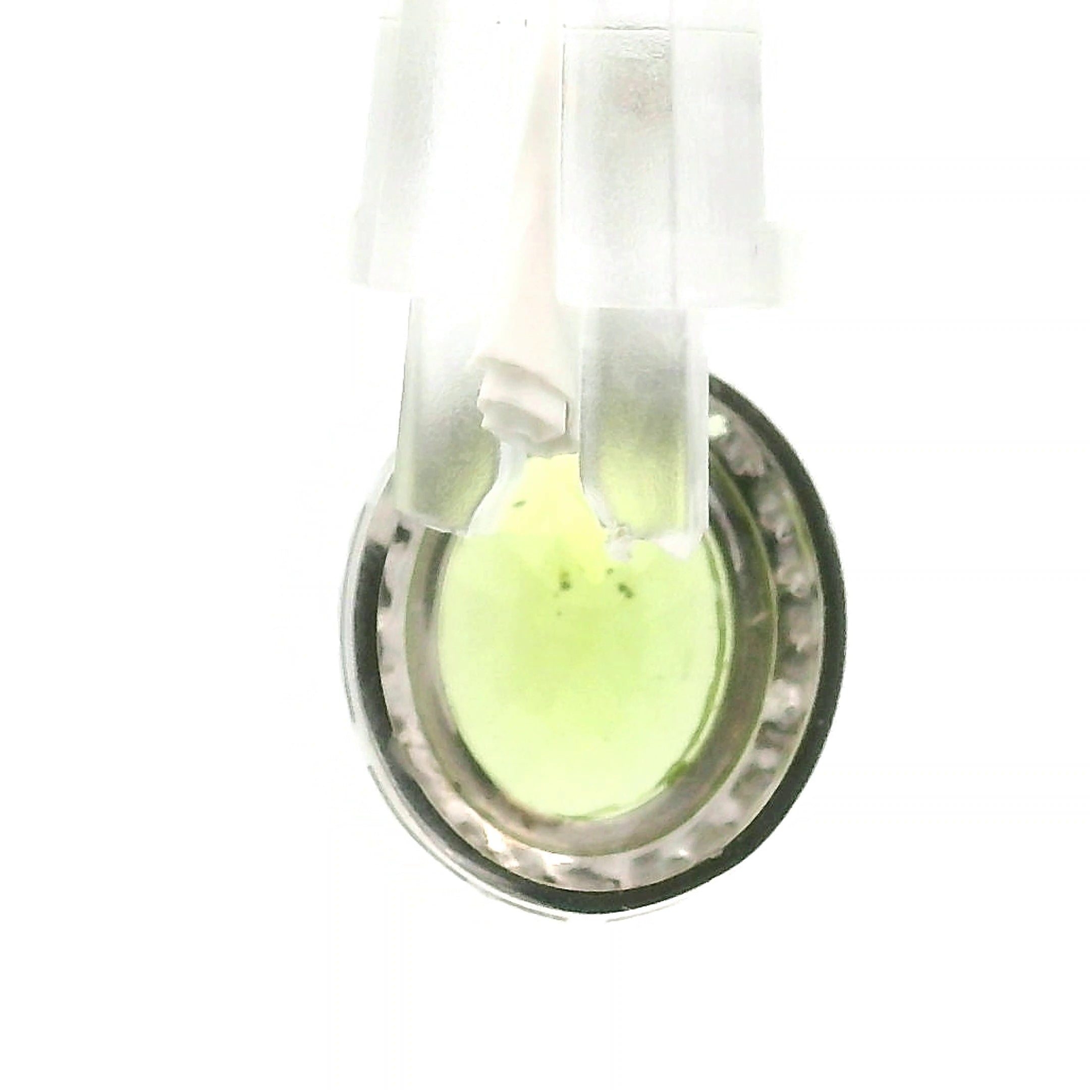 Peridot Pavé Pendant .925 Silver for Self-Compassion and a Deeper Connection to Nature