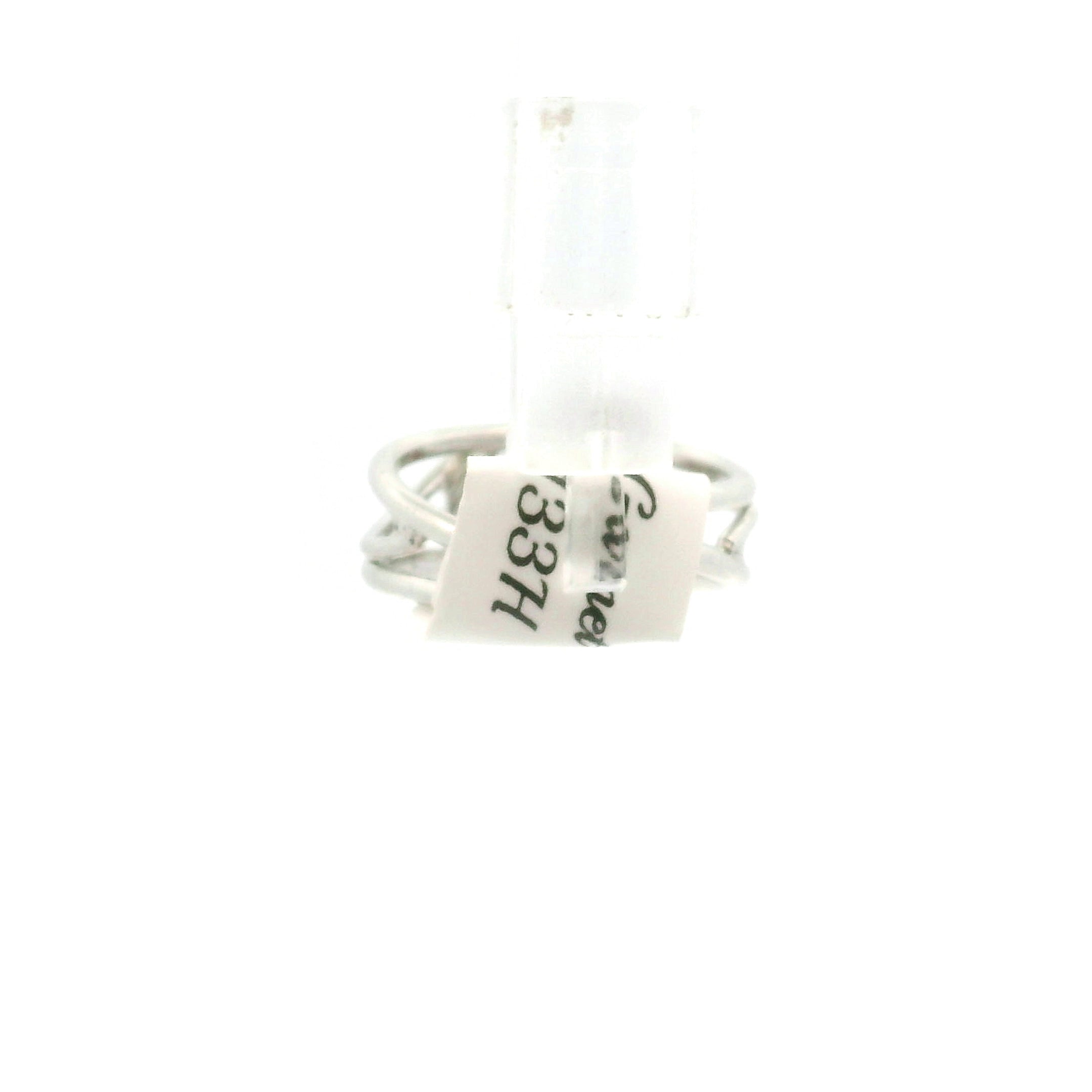 Garnet Lotus Cuff Ring .925 Silver for Health and Strength