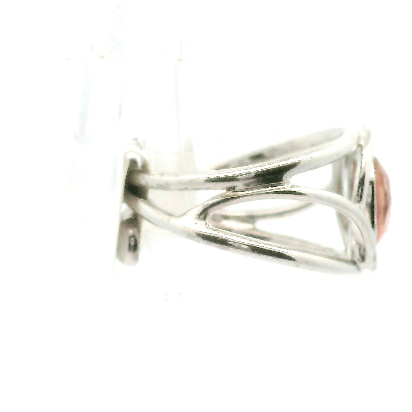 Imperial Topaz Midi Cuff Ring .925 Sterling Silver for Spiritual Transformation