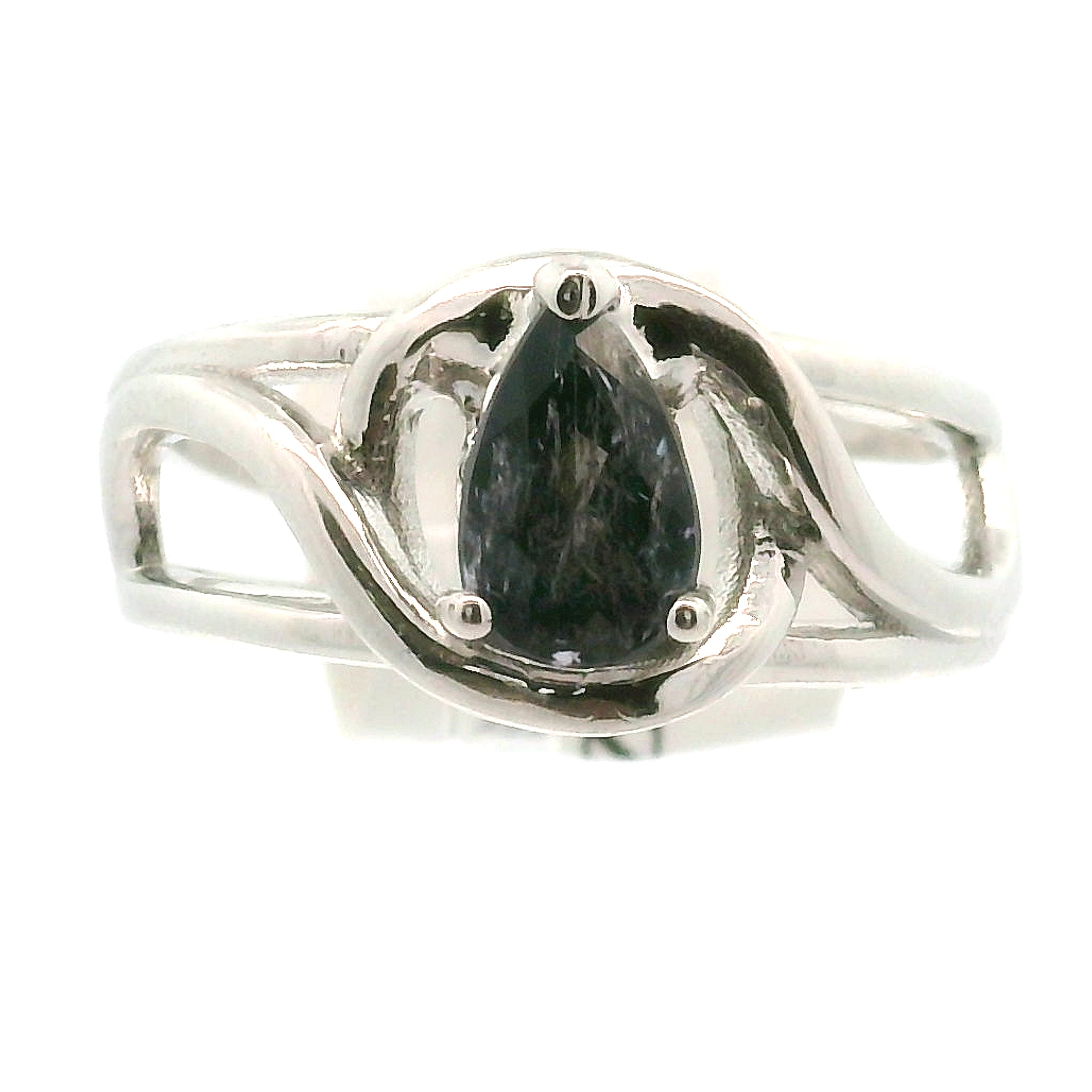 Purple Tourmaline Midi Cuff Ring .925 Silver for Intention Setting and Manifesting your Desires
