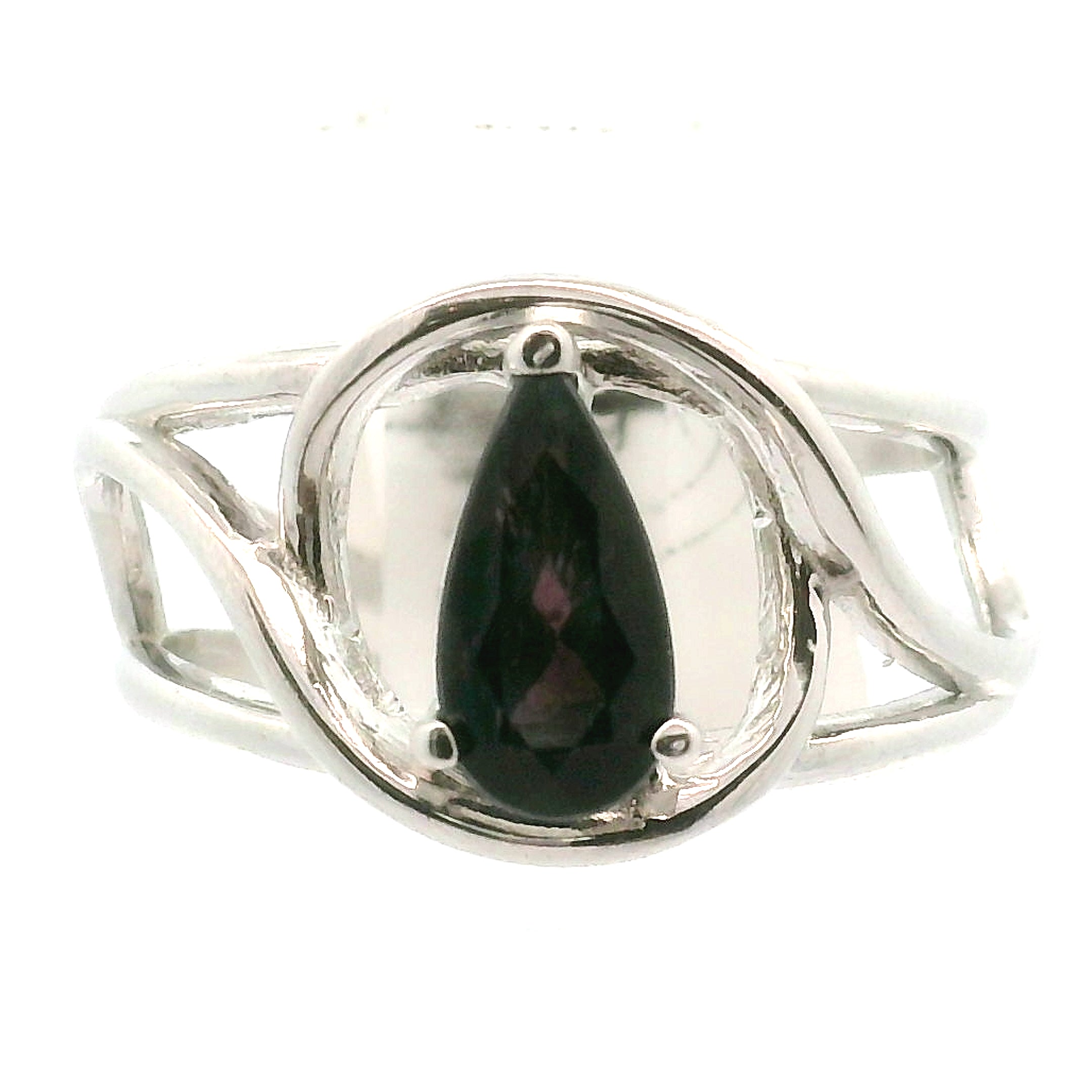 Purple Tourmaline Midi Cuff Ring .925 Silver for Intention Setting and Manifesting your Desires