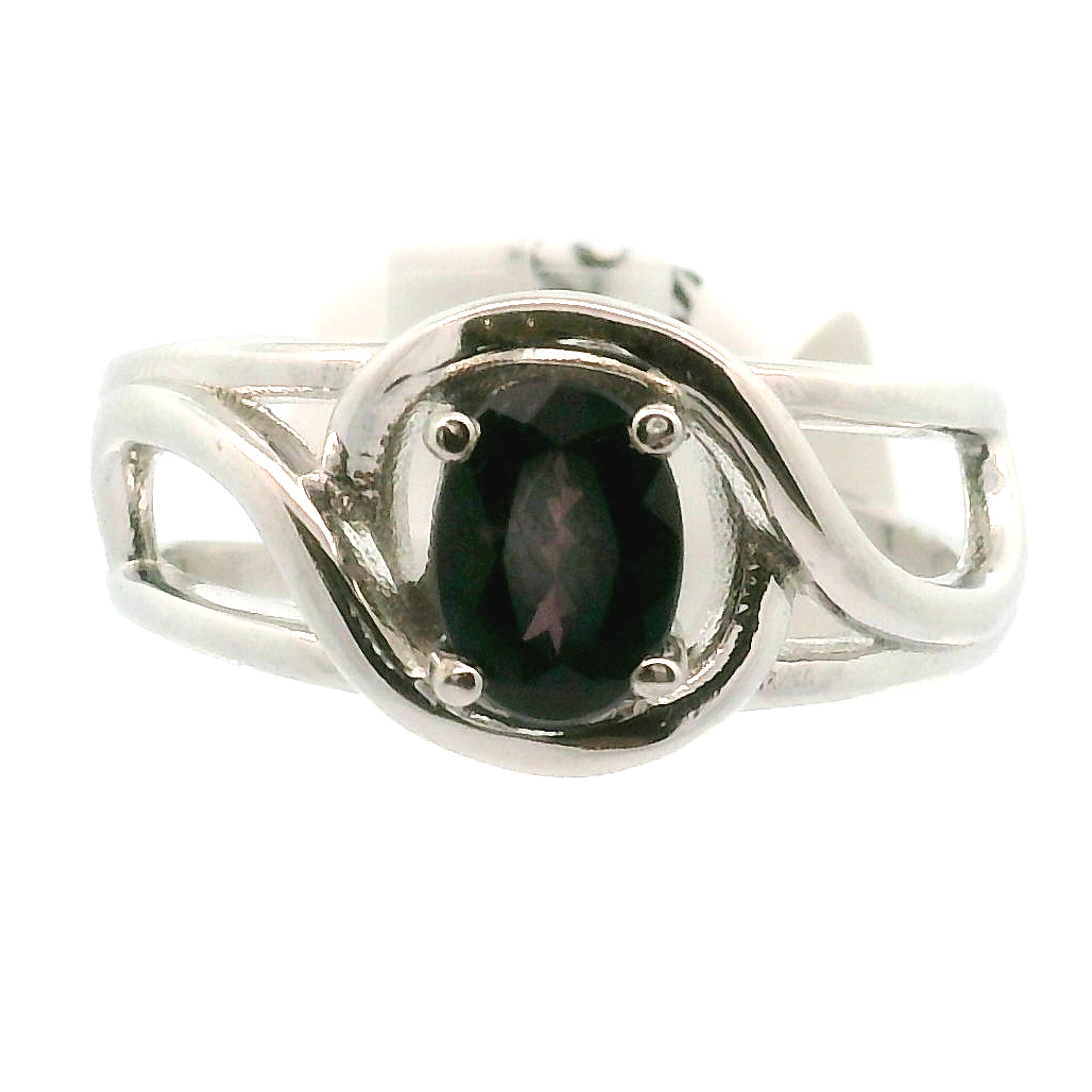 Purple Tourmaline Midi Cuff Ring .925 Silver for Intention Setting and Manifesting your Desires