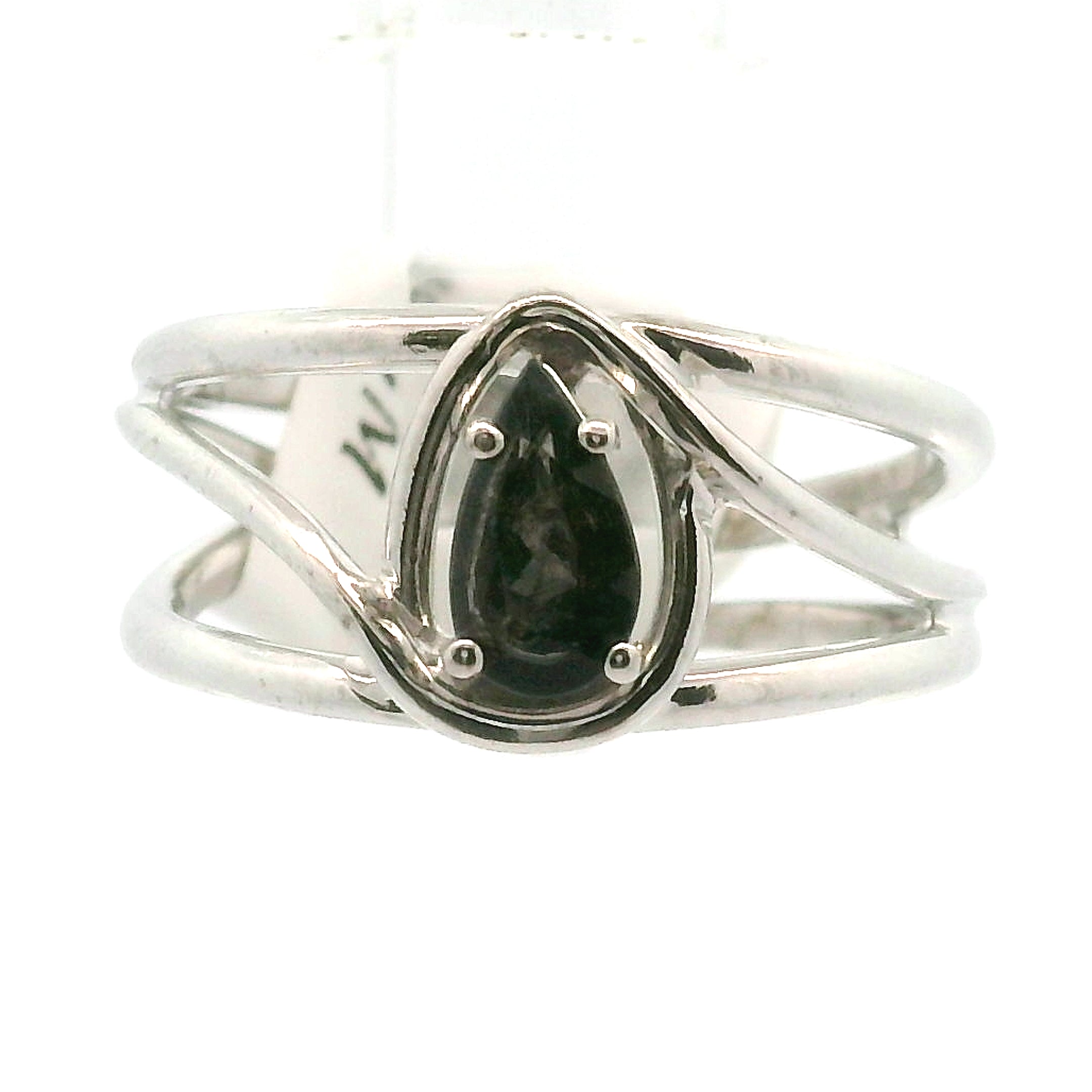 Purple Tourmaline Midi Cuff Ring .925 Silver for Intention Setting and Manifesting your Desires