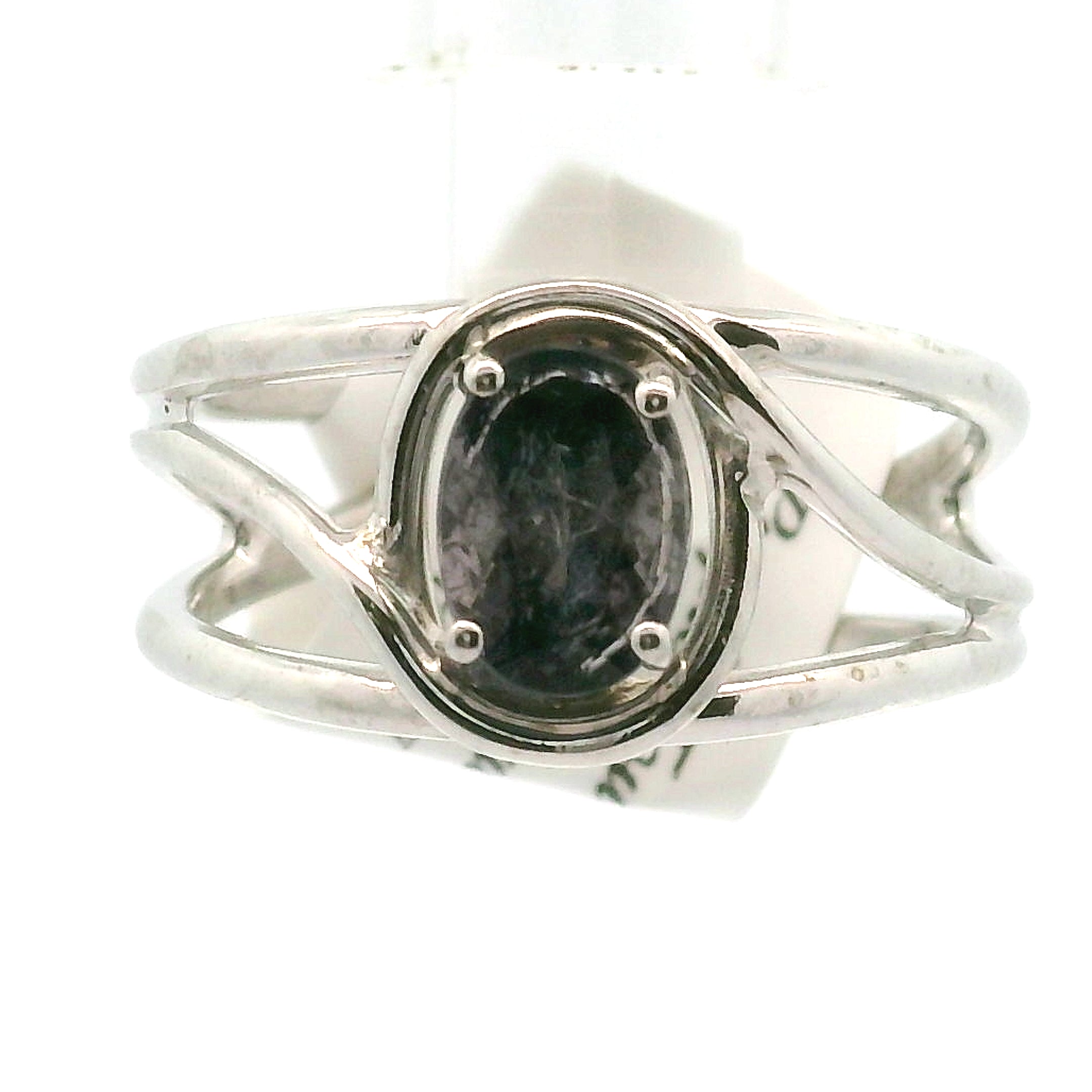 Purple Tourmaline Midi Cuff Ring .925 Silver for Intention Setting and Manifesting your Desires