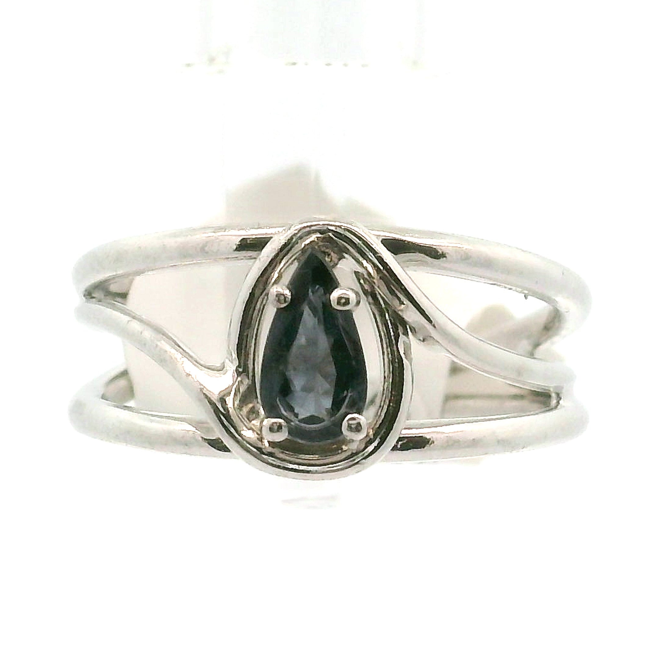 Purple Tourmaline Midi Cuff Ring .925 Silver for Intention Setting and Manifesting your Desires