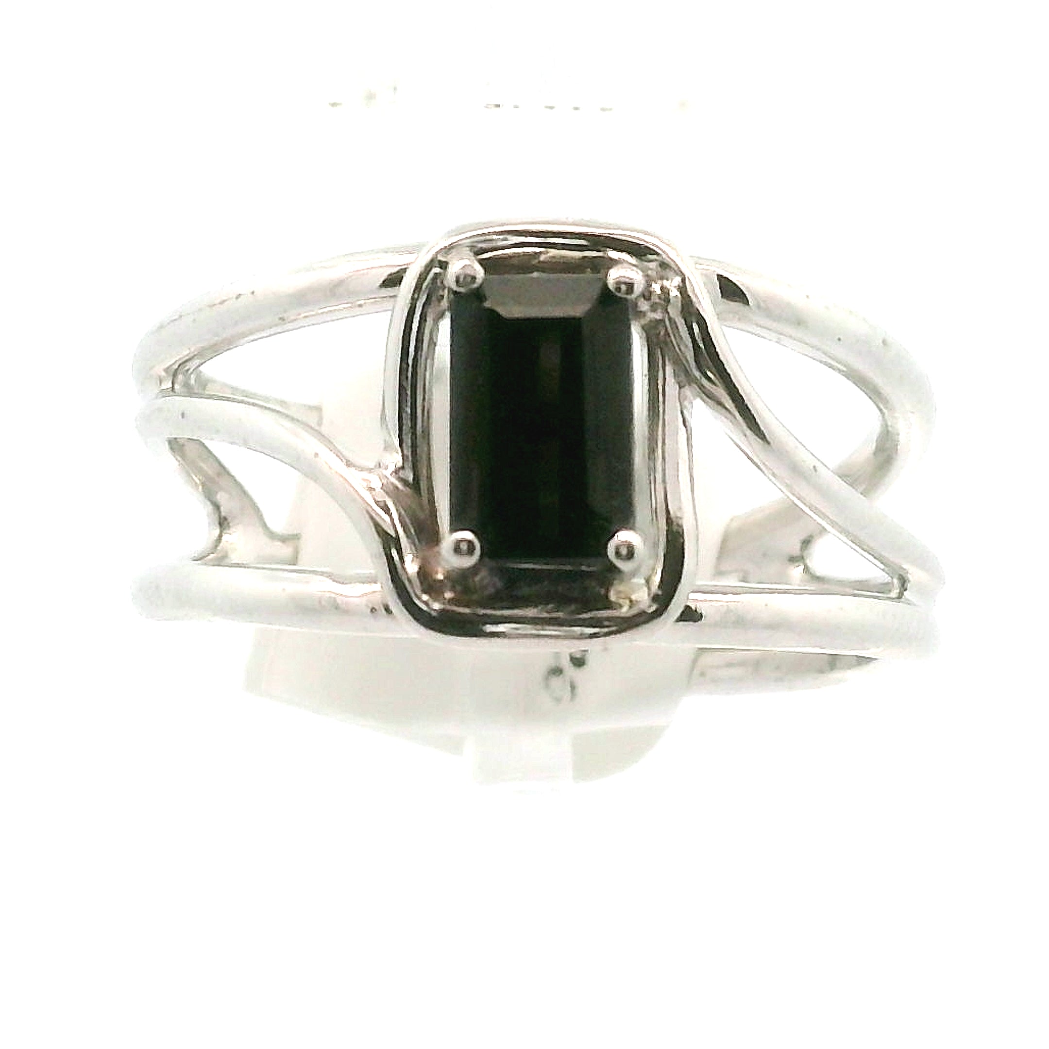 Purple Tourmaline Midi Cuff Ring .925 Silver for Intention Setting and Manifesting your Desires