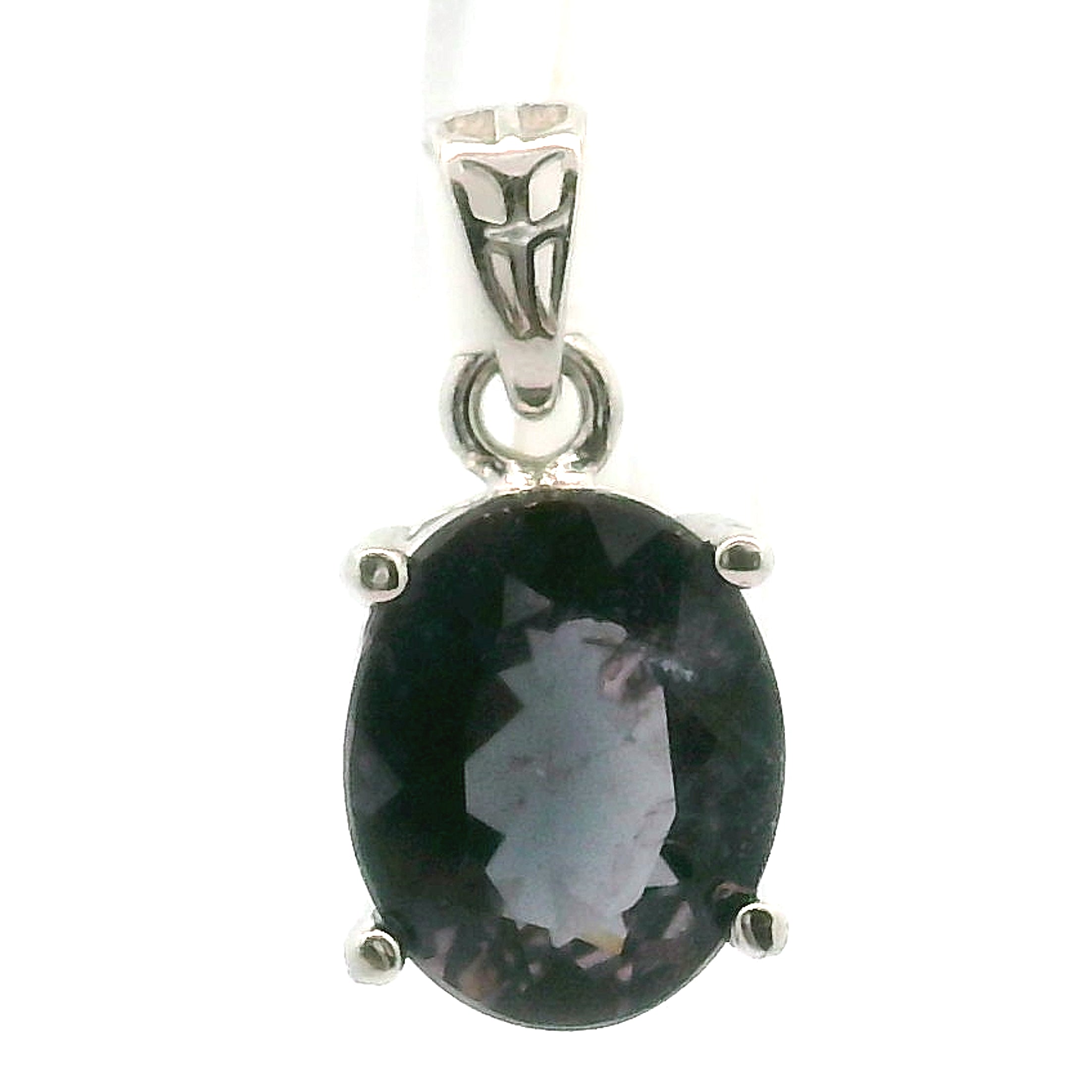 Purple Tourmaline Pendant .925 Silver for Intention Setting and Manifesting your Desires