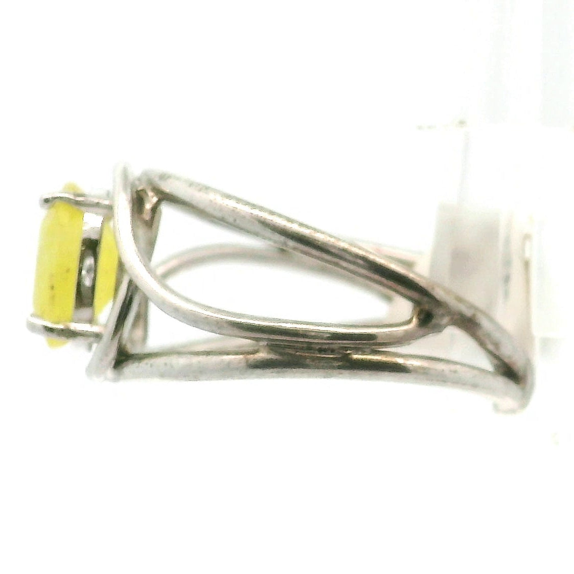 Brucite Cuff Ring .925 Silver for Promoting Personal Power & Connection with Higher Self
