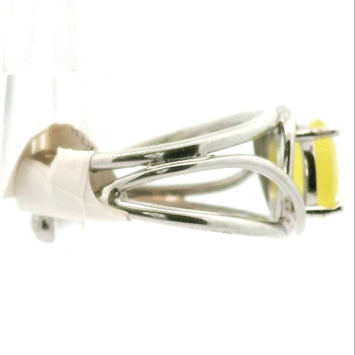 Brucite Cuff Ring .925 Silver for Promoting Personal Power & Connection with Higher Self